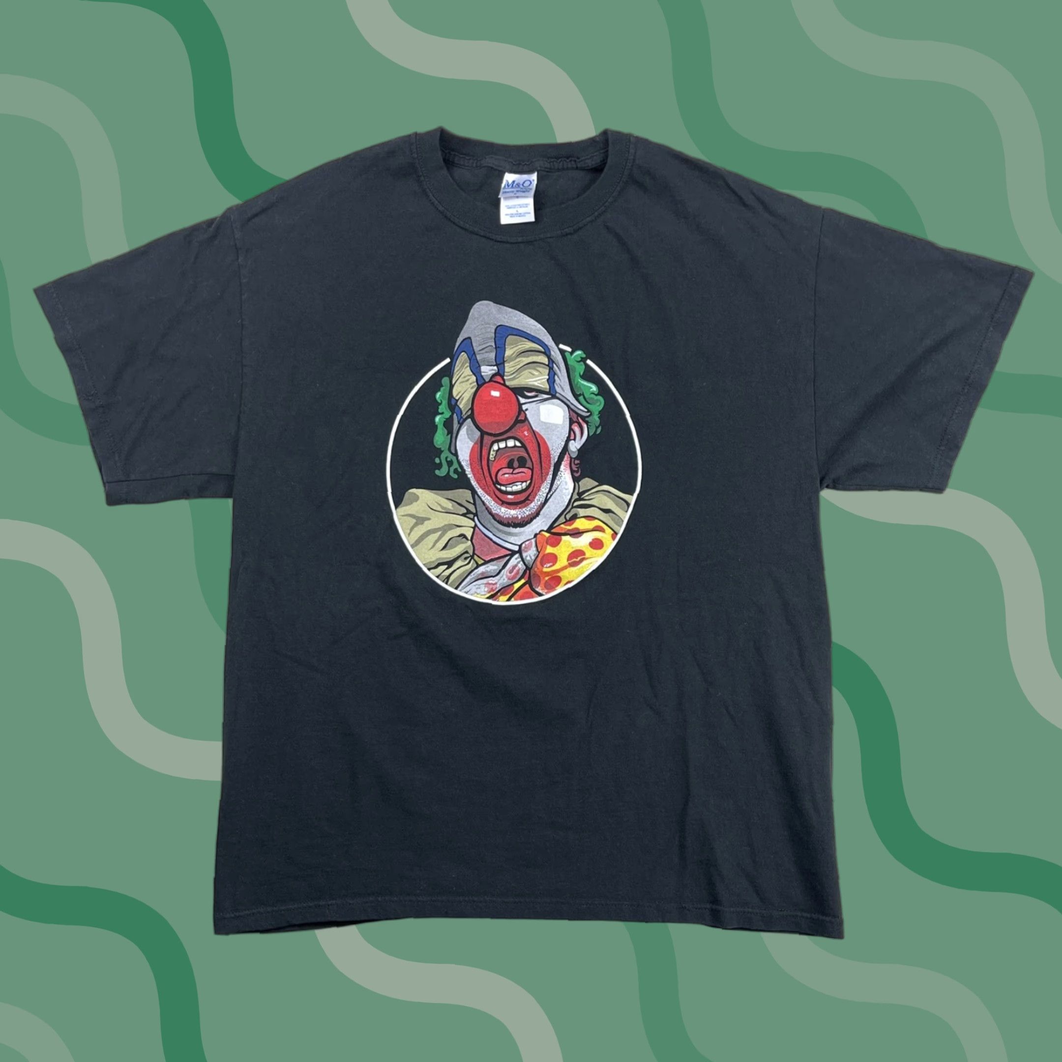 Vintage VINTAGE Yucko The Clown T Shirt – Shirt – Adult L – Black – Cotton – Logo Graphic – 2000s Y2K Prank Comic Howard Stern – Mens Size US L / EU 52-54 / 3 - 1 Thumbnail