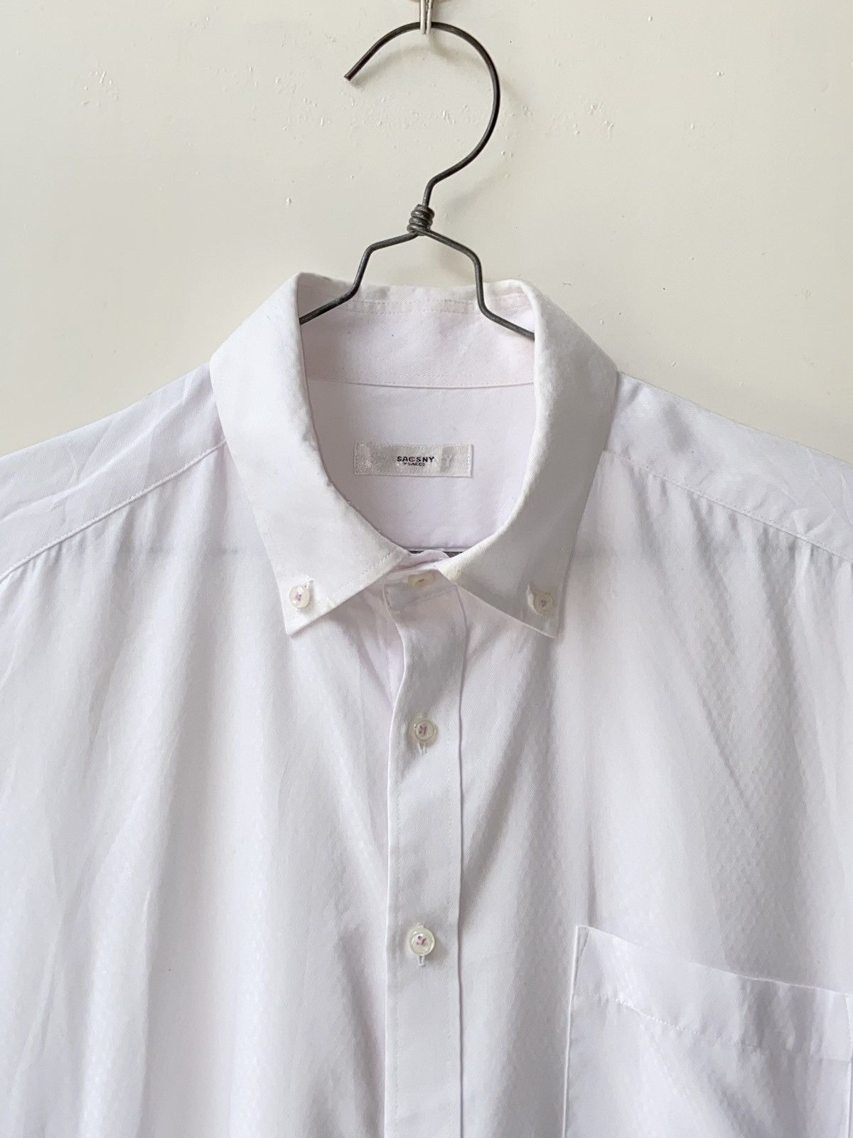 Designer × Japanese Brand × Yohji Yamamoto SACSNY Y’SACCS White Shirt Size US L / EU 52-54 / 3 - 12 Thumbnail