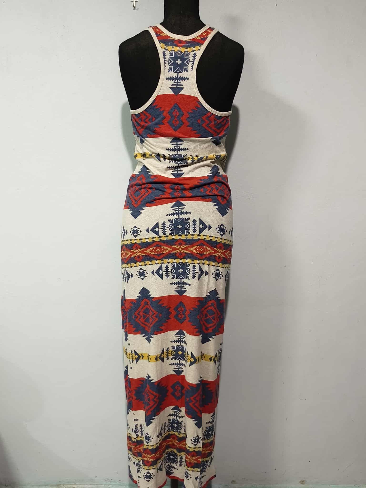 Denim & Supply Ralph Lauren Denim & Supply Ralph Lauren Aztec Print Tank Dress Size XS / US 0-2 / IT 36-38 - 2 Thumbnail