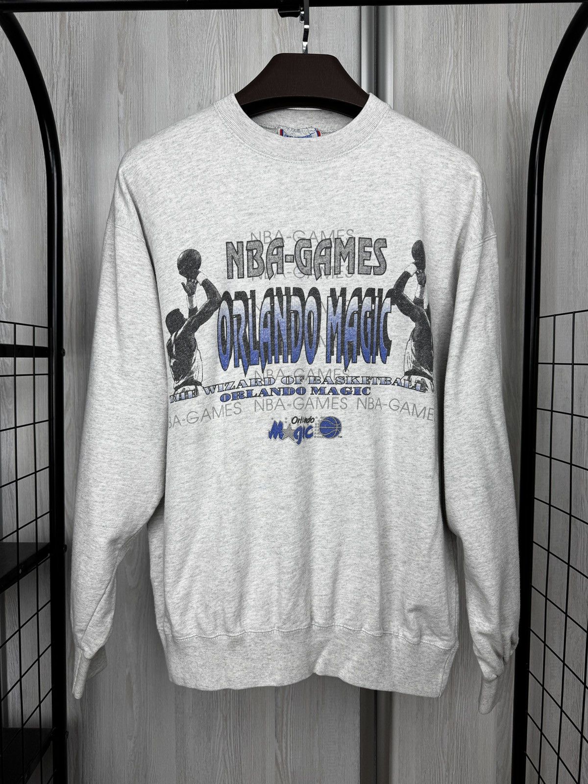 Spalding Spalding NBA vintage 90s The wizard Orland Magic sweatshirt Size US L / EU 52-54 / 3 - 2 Thumbnail
