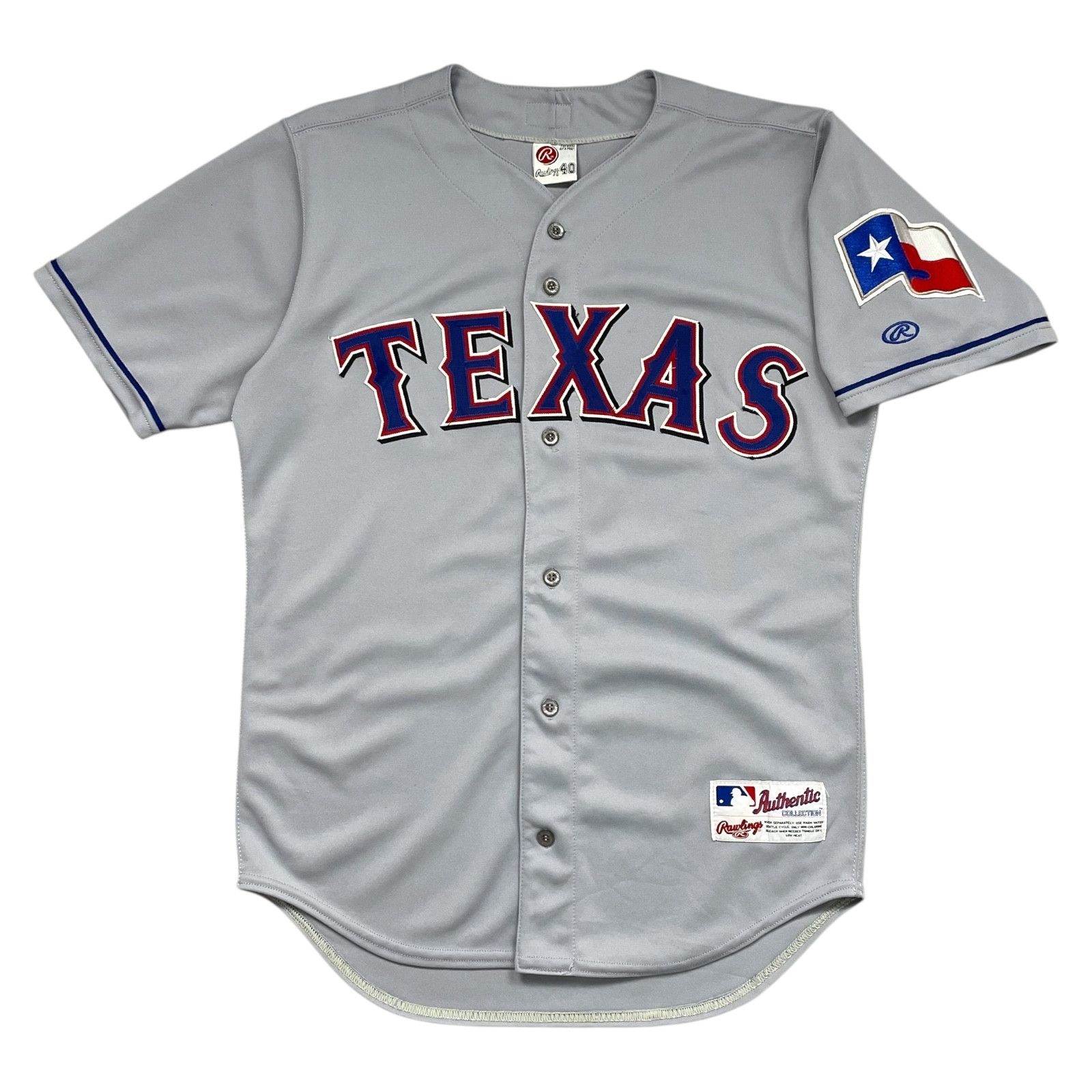 MLB VTG 90s TEXAS RANGERS RAWLINGS AUTHENTIC COLLECTION JERSEY40 Size US L / EU 52-54 / 3 - 1 Thumbnail