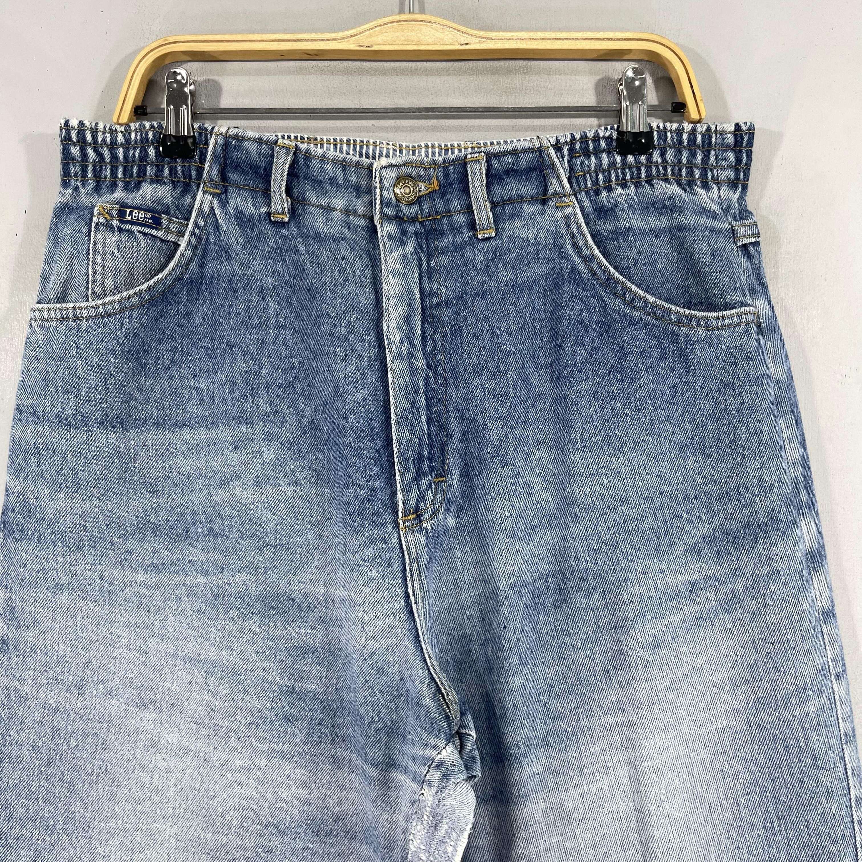 Lee Size 34 Vintage Distressed Lee High Waisted Petite Jeans Size 34" / US 12 / IT 48 - 2 Thumbnail