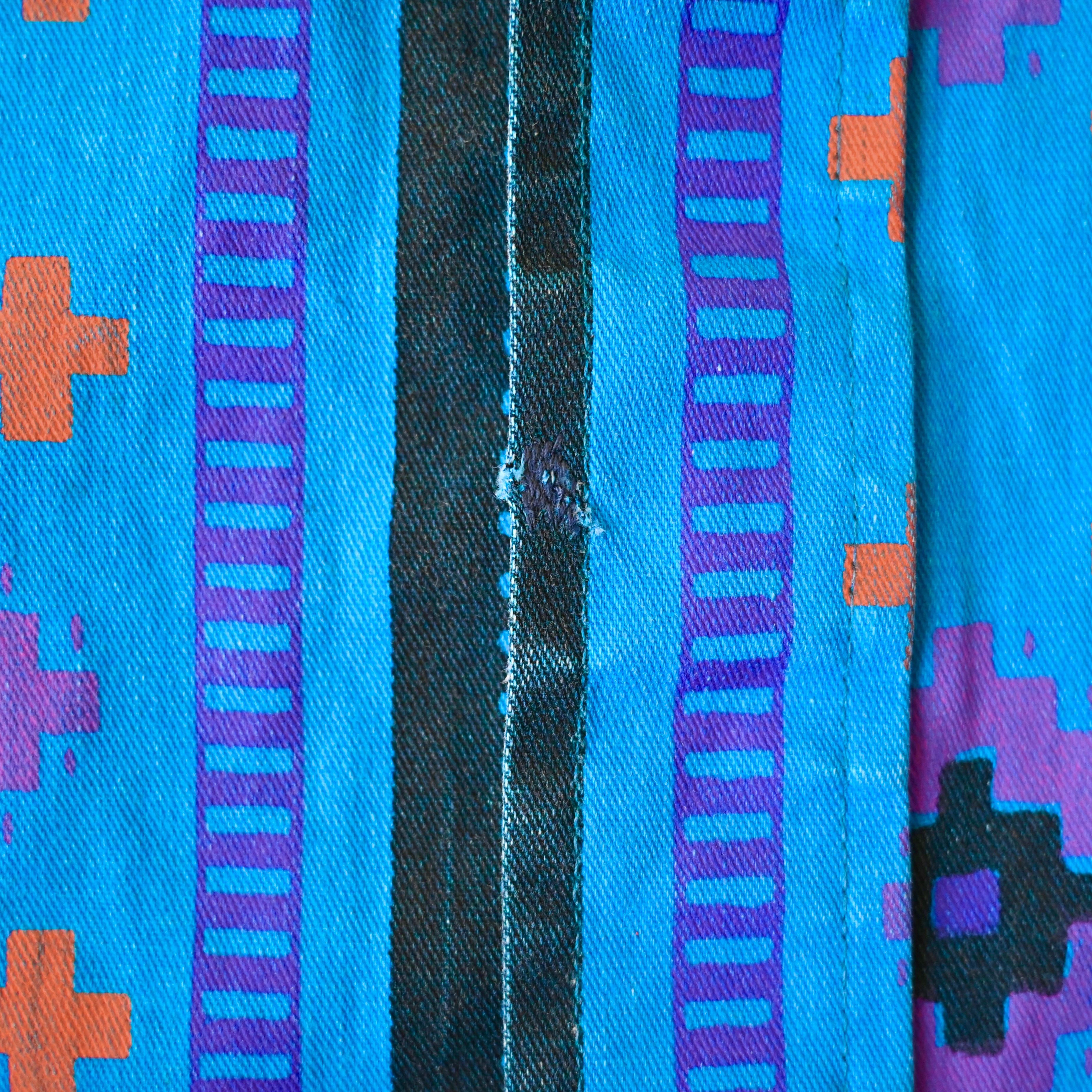 Vintage VTG Wrangler brushpopper Aztec Navajo stripe shirt 15.5 - 33 Size US M / EU 48-50 / 2 - 13 Thumbnail