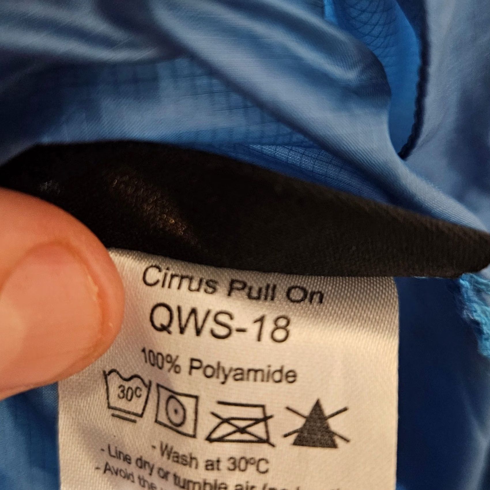 Rab RAB Wind Jacket Men's Large Blue Pertex Ripstop Packable Size US L / EU 52-54 / 3 - 6 Thumbnail