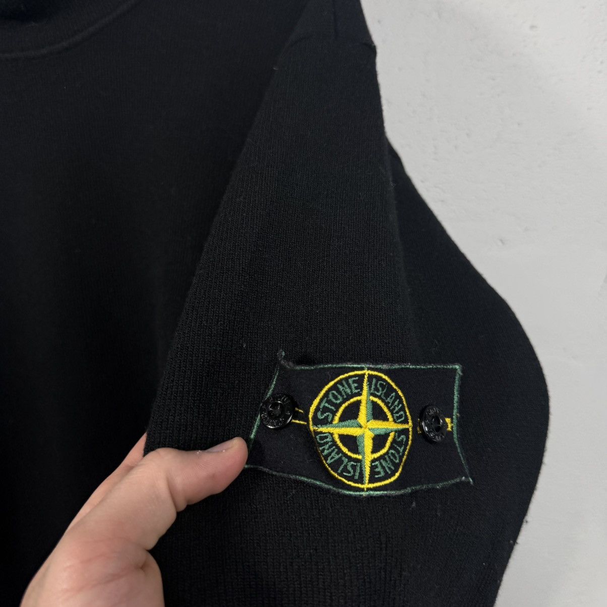 Stone Island Vintage Wool Sweatshirt 90’s Stone Island Size US L / EU 52-54 / 3 - 3 Thumbnail