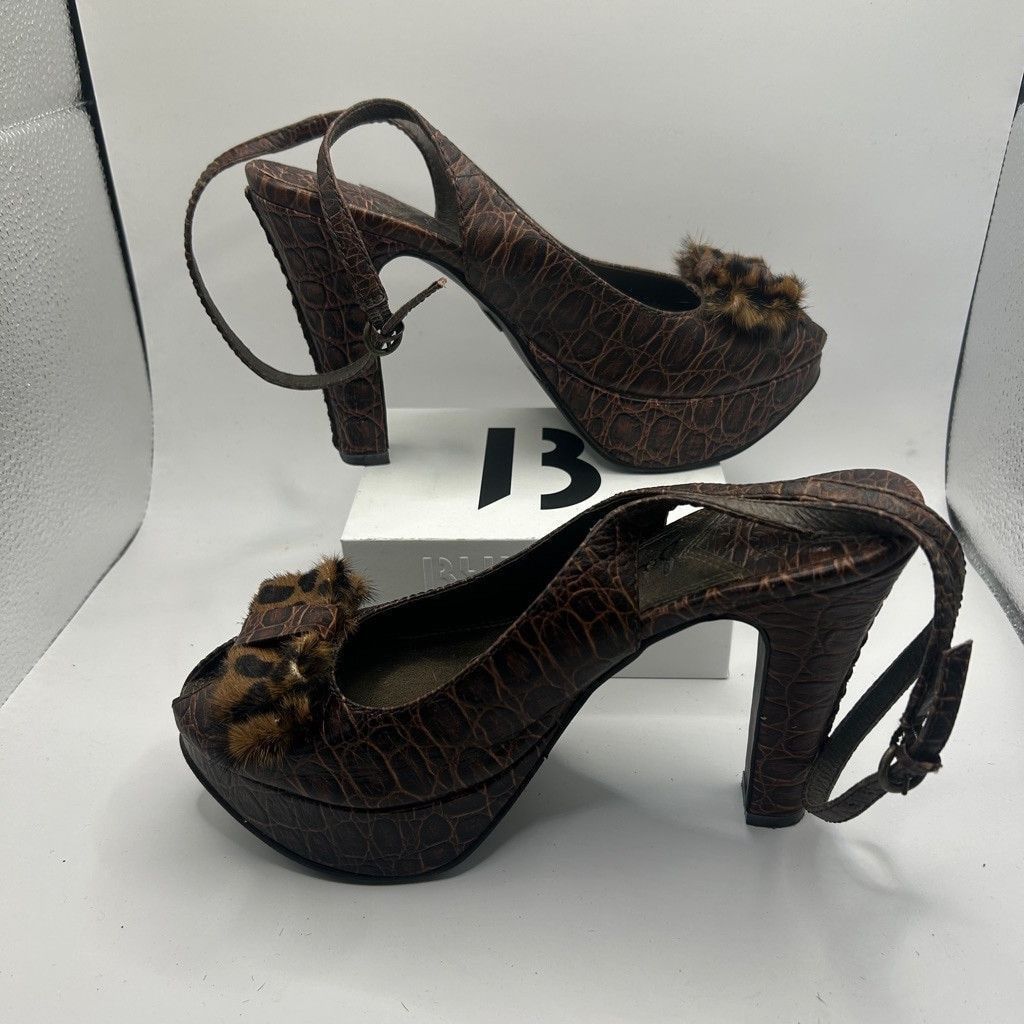 Sam Edelman y2K Women's Sam Edelman Heels, Brown, Size 7M Size US 7 / IT 37 - 9 Thumbnail