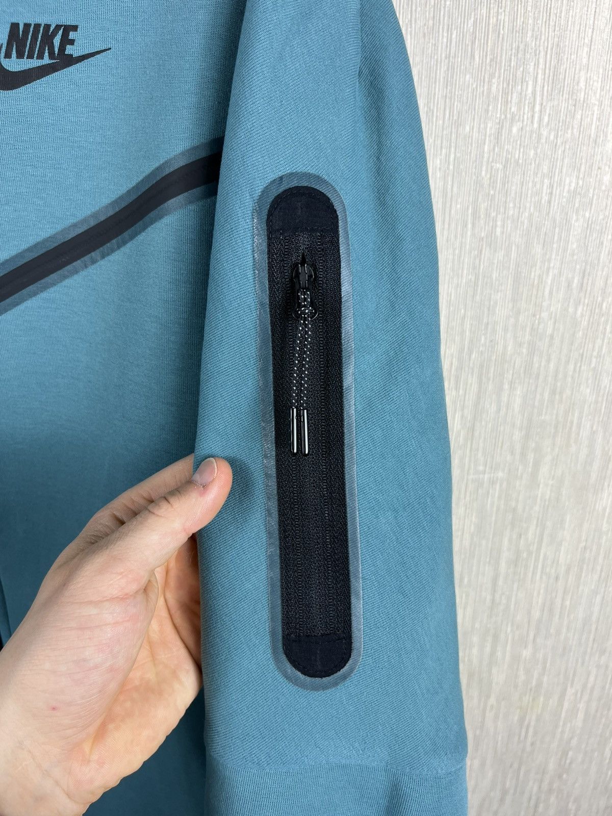 Nike Nike vintage tech fleece zip hoodie drill y2k mineral teal Size US XS / EU 42 / 0 - 16 Thumbnail