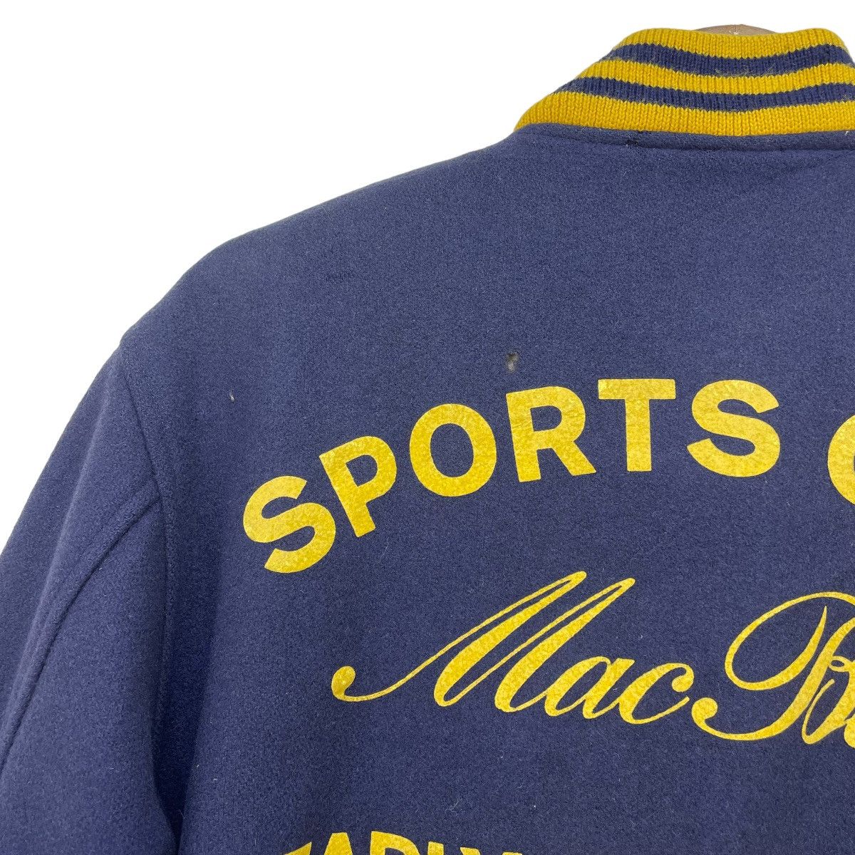 Vintage Vintage Varsity Mac Beth 60s Campus Wool Varsity Size US M / EU 48-50 / 2 - 5 Thumbnail
