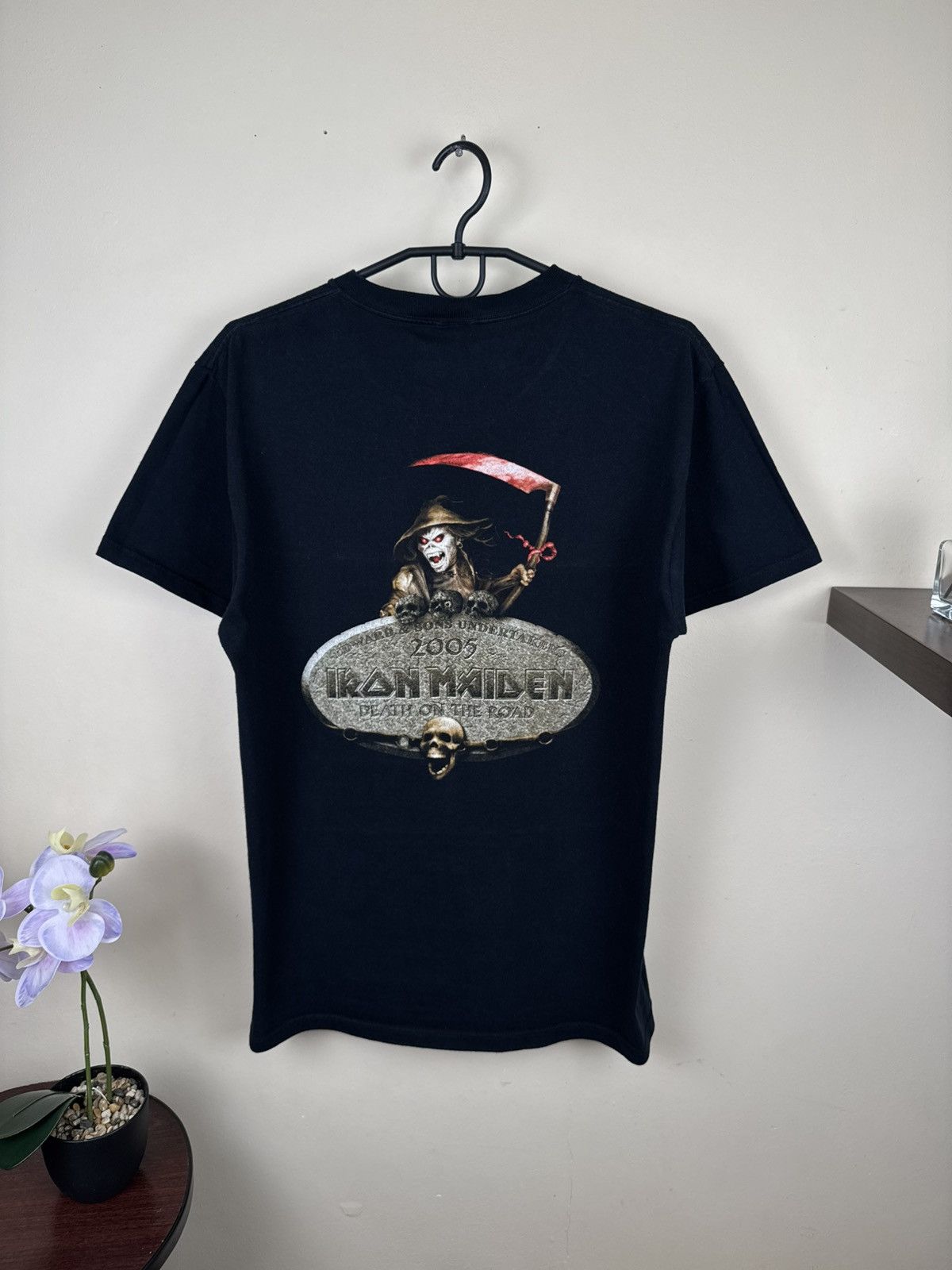 Iron Maiden Vintage Iron Maiden T shirt 2005 Death on the Road Rock M Size US M / EU 48-50 / 2 - 14 Thumbnail