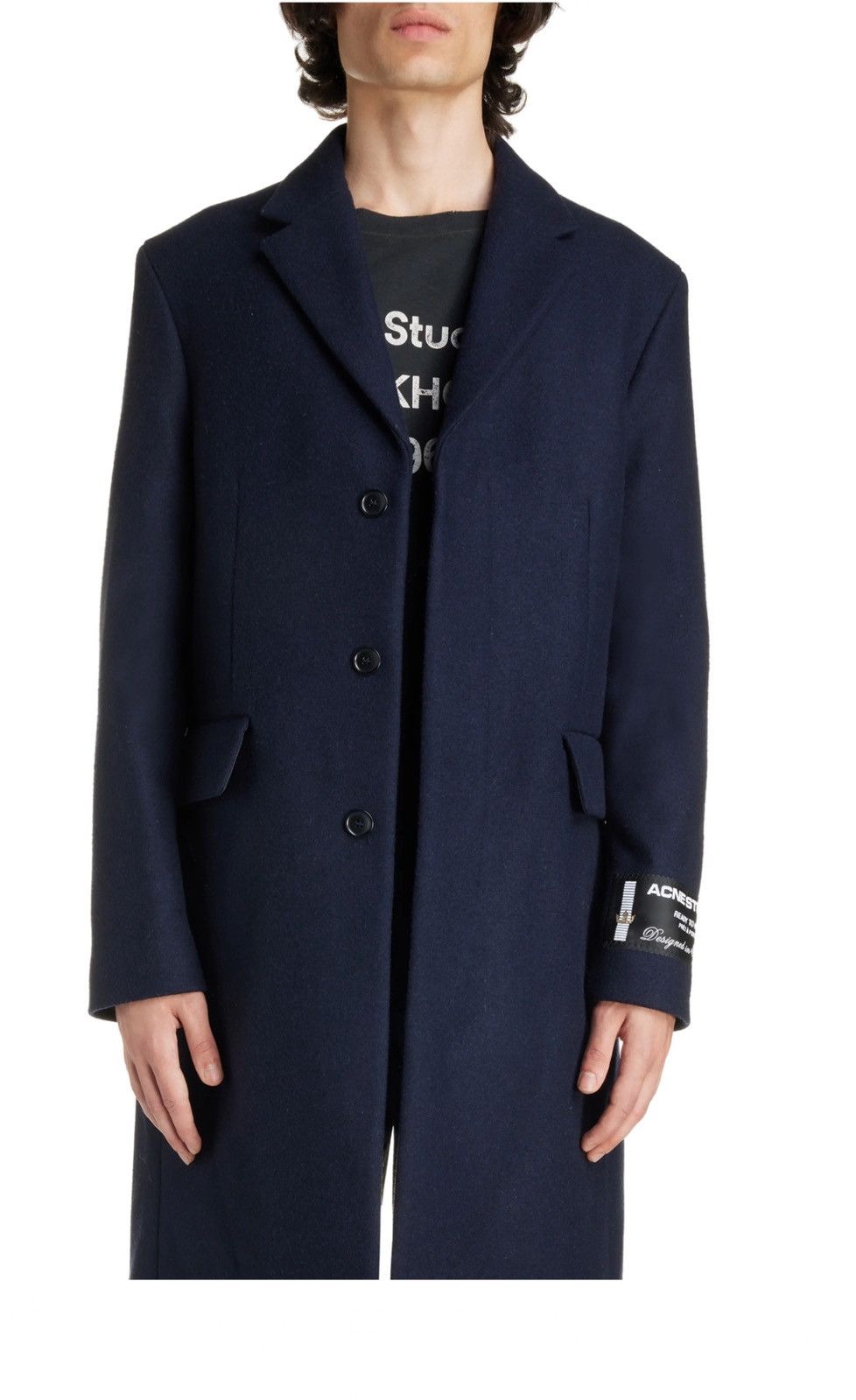 Acne Studios Acne Studios Couture Label Wool Felt Coat Size US L / EU 52-54 / 3 - 1 Thumbnail