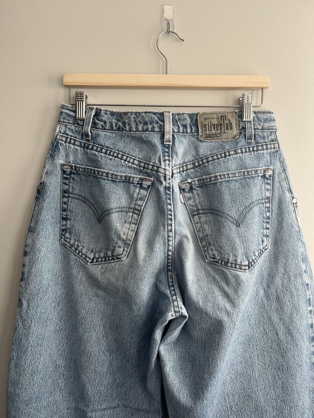 Levi's Vintage SilverTab Light Wash Jeans Size US 31 - 3 Thumbnail