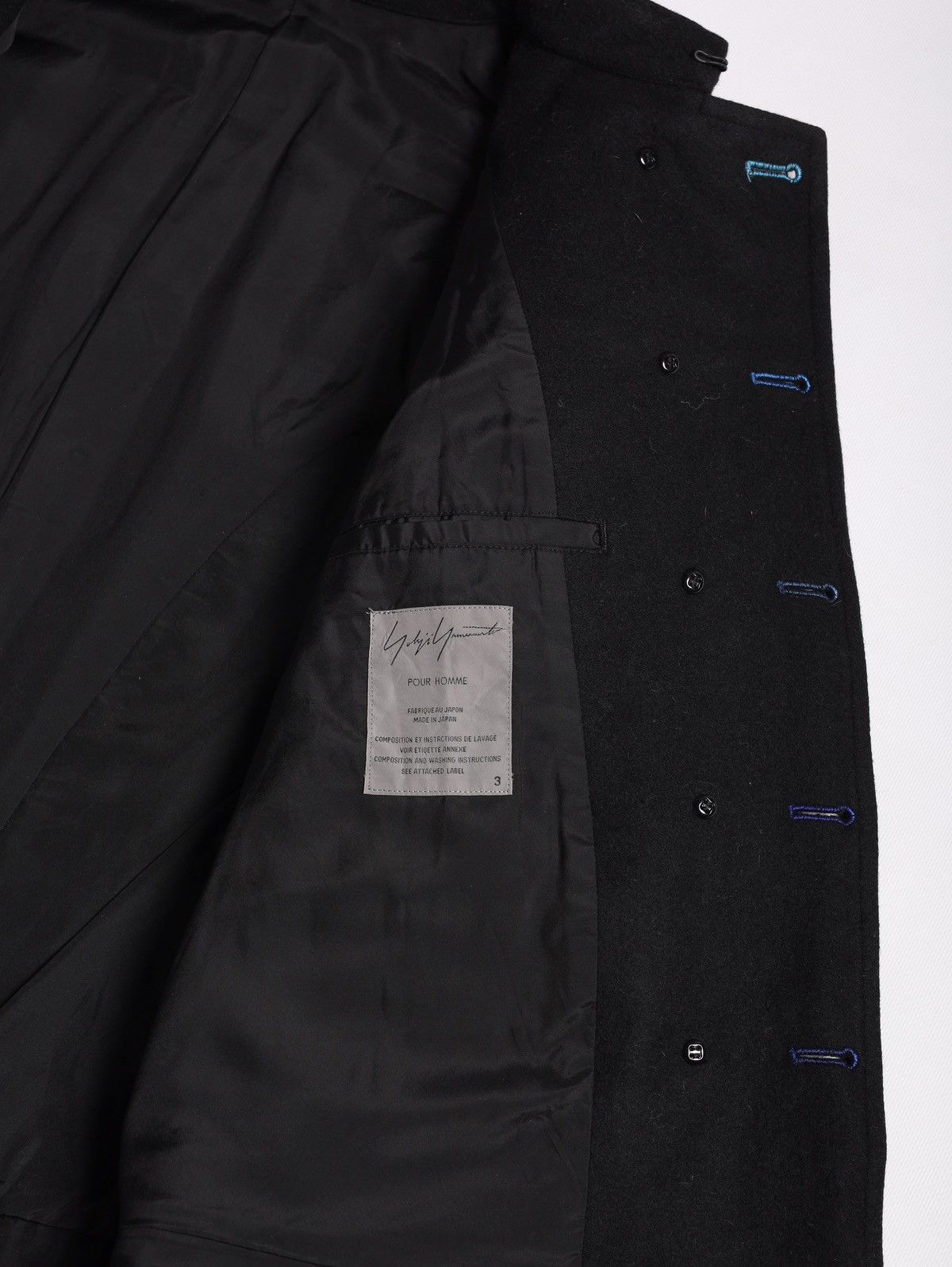 Yohji Yamamoto Yohji Yamamoto AW 2001 Archive Rare Napoleon Breasted Coat Size US M / EU 48-50 / 2 - 12 Thumbnail