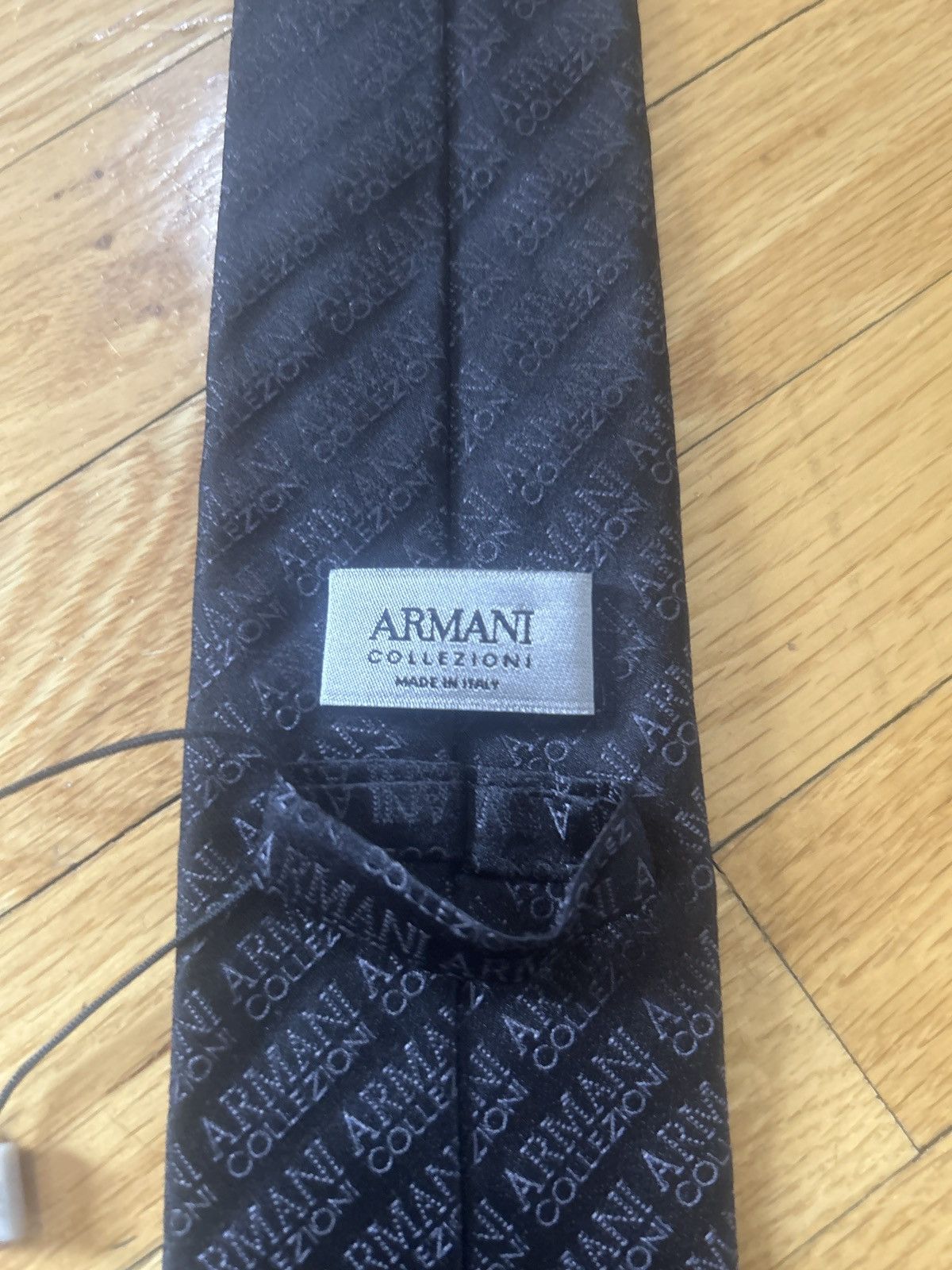 BRAND NEW Black Armani Tie