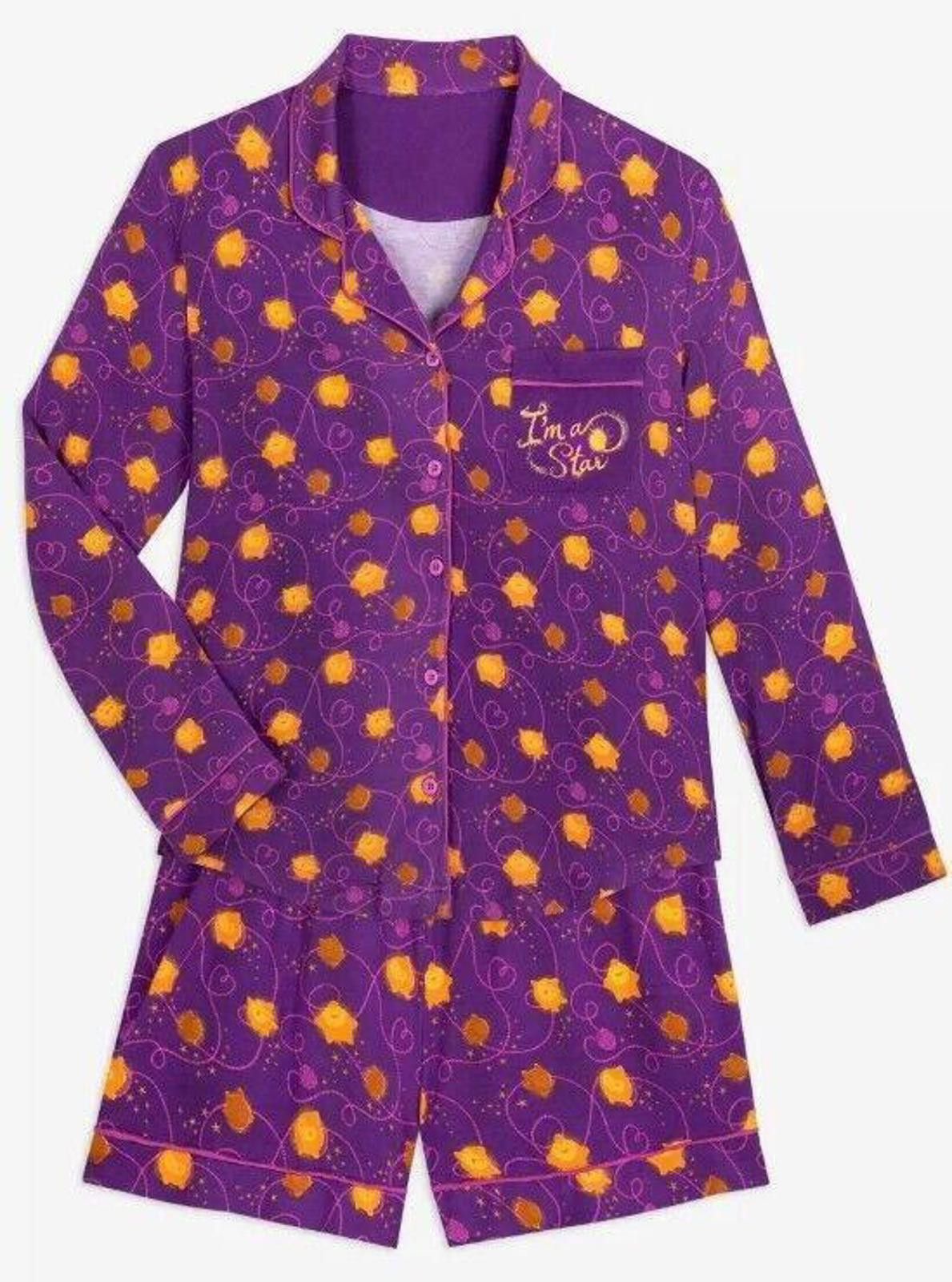 Disney Cute Purple Pajama Set - I'm a Star Print Size ONE SIZE - 1 Thumbnail