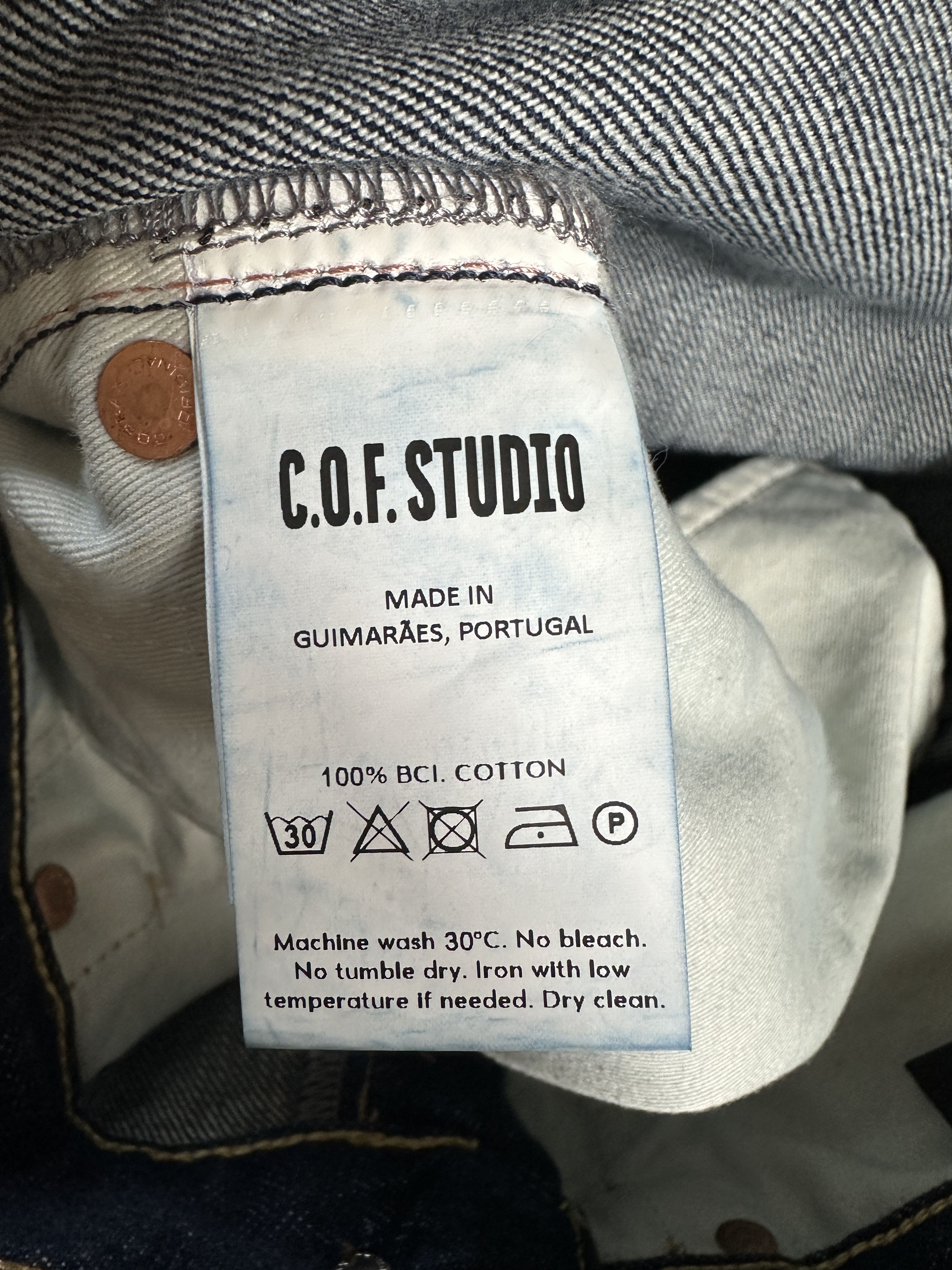 C.O.F. Studio M2 Limited Edition Kuroki Selvedge Denim Size US 30 / EU 46 - 7 Thumbnail