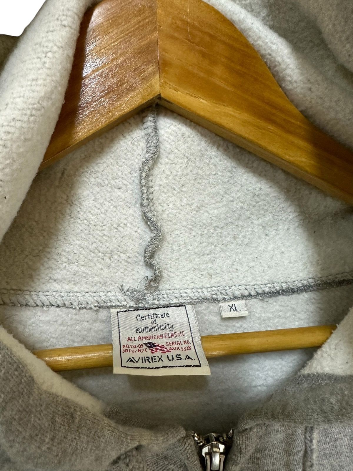 Avirex × Vintage Vintage Avirex Hoodie Jacket Full Zipper Size US XL / EU 56 / 4 - 5 Thumbnail