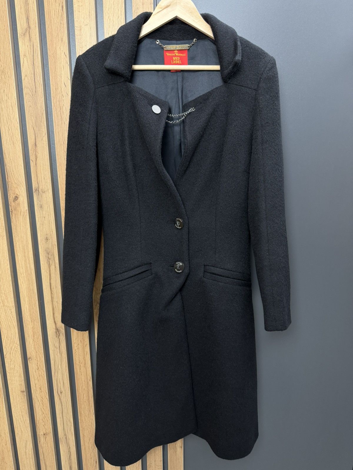 Vivienne Westwood Vivienne Westwood Red Label Black Wool Mohair Coat Size 46 Size M / US 6-8 / IT 42-44 - 2 Thumbnail