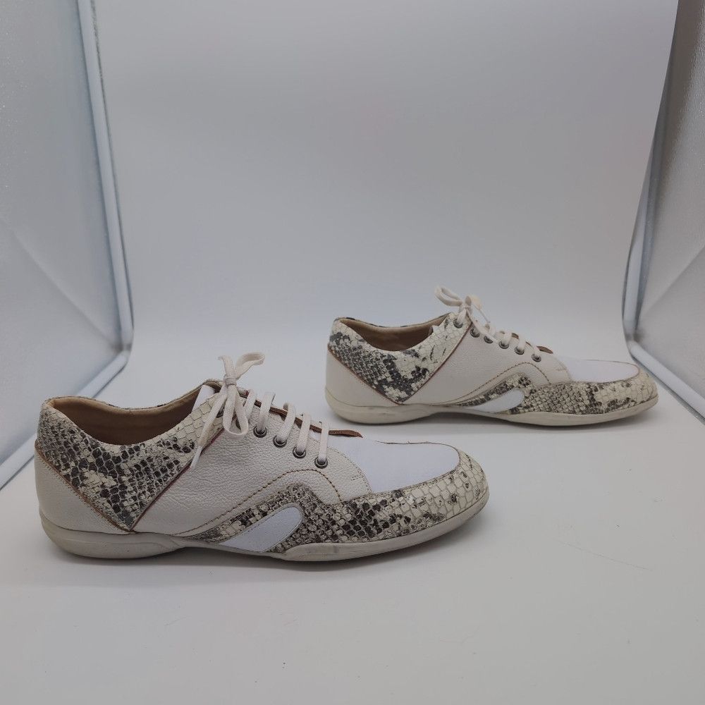 Other Goodoo Italy Sz 11 White Snake Print Luxury Comfort Style M Size US 11 / EU 44 - 5 Thumbnail