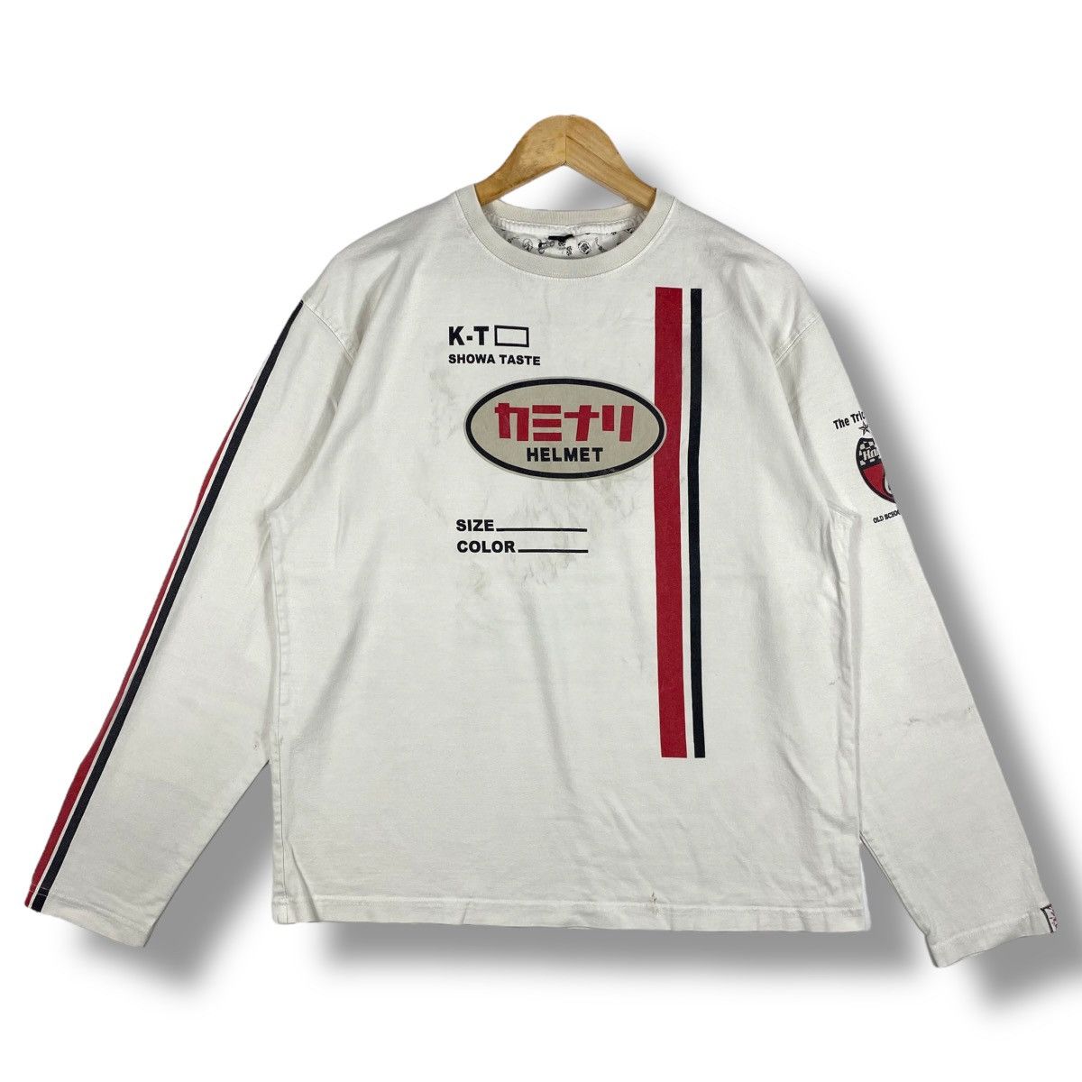 Japanese Brand × Tedman KAMINARI HELMET The Showa Taste Helmet Graphic Long Sleeve Size US L / EU 52-54 / 3 - 1 Thumbnail