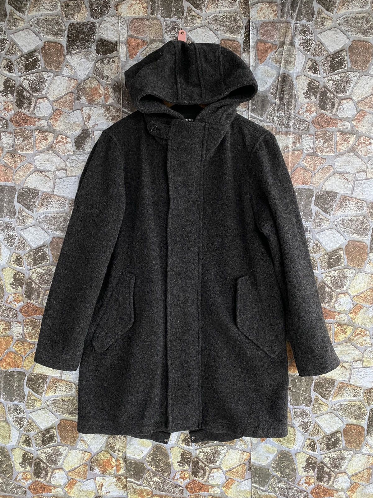 If Six Was Nine × Le Grande Bleu (L.G.B.) × Zucca Zucca Wool Trench Jacket Size US L / EU 52-54 / 3 - 2 Thumbnail