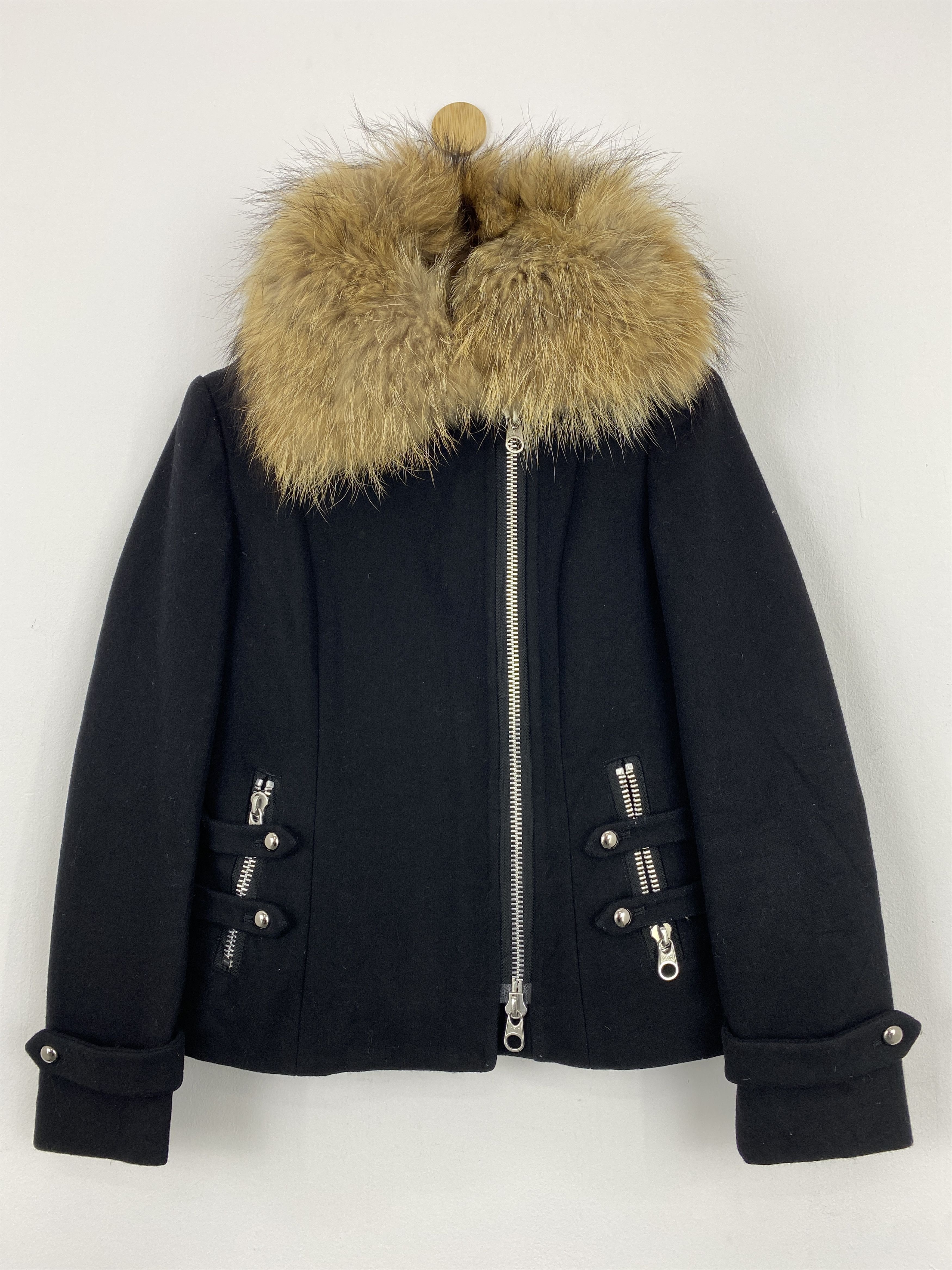 Japanese Brand Vintage Japanese Brand Wool Faux Fur Mohair Jacket J1724 Size US XS / EU 42 / 0 - 1 Thumbnail
