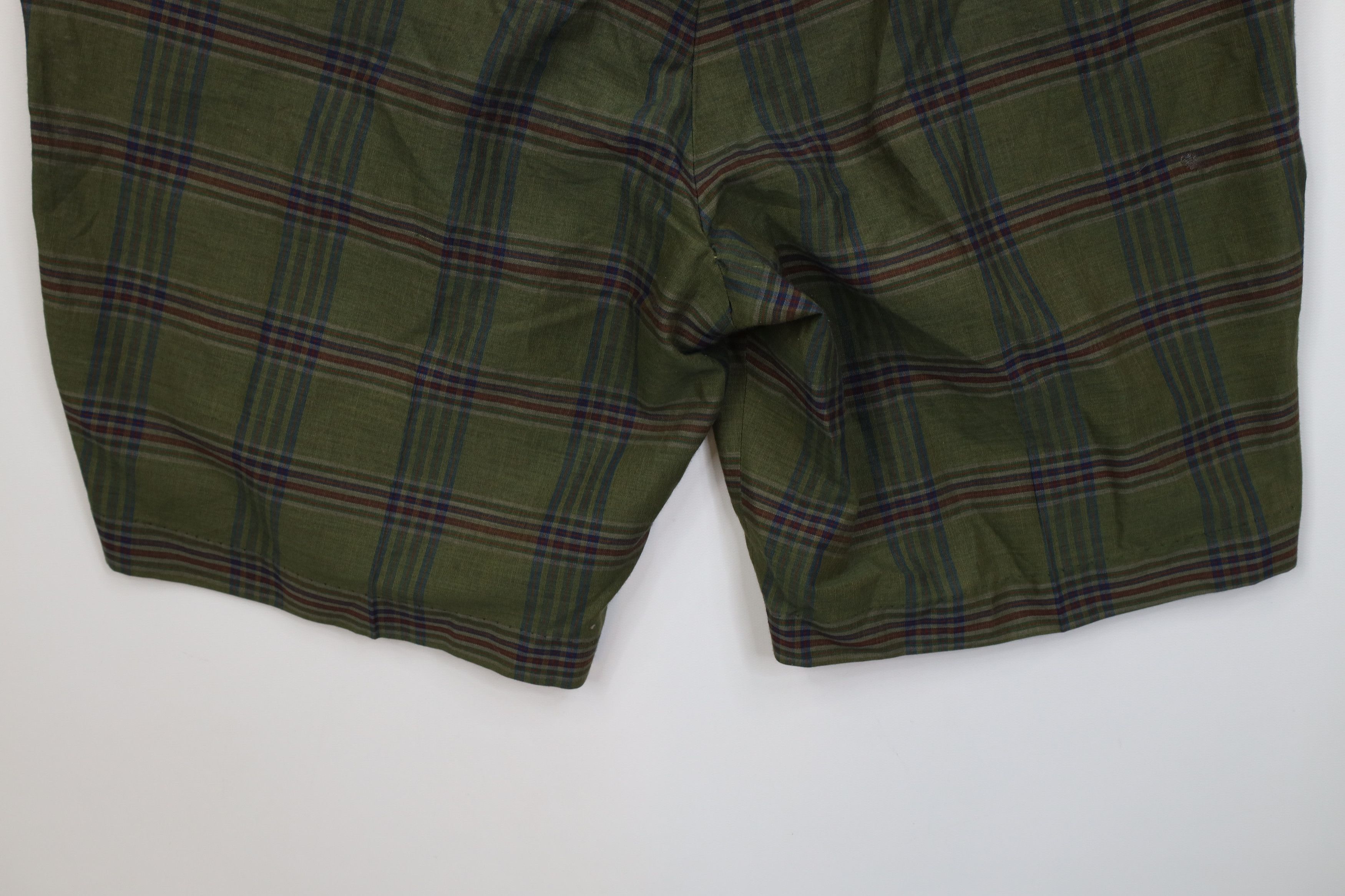 Vintage Vintage 50s Streetwear Plaid Above Knee Chino Shorts USA Size US 36 / EU 52 - 12 Thumbnail