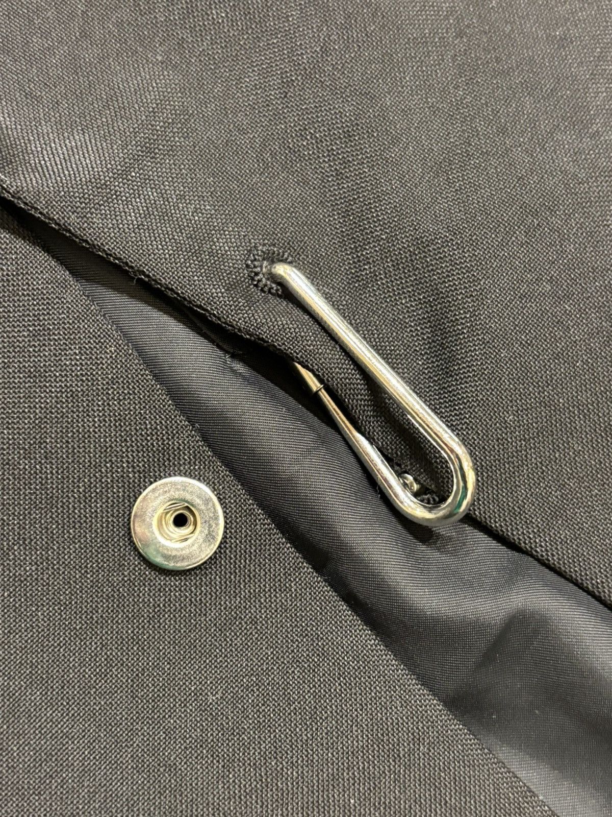 Balenciaga Balenciaga Safety Pin Blazer Size 50R - 7 Thumbnail