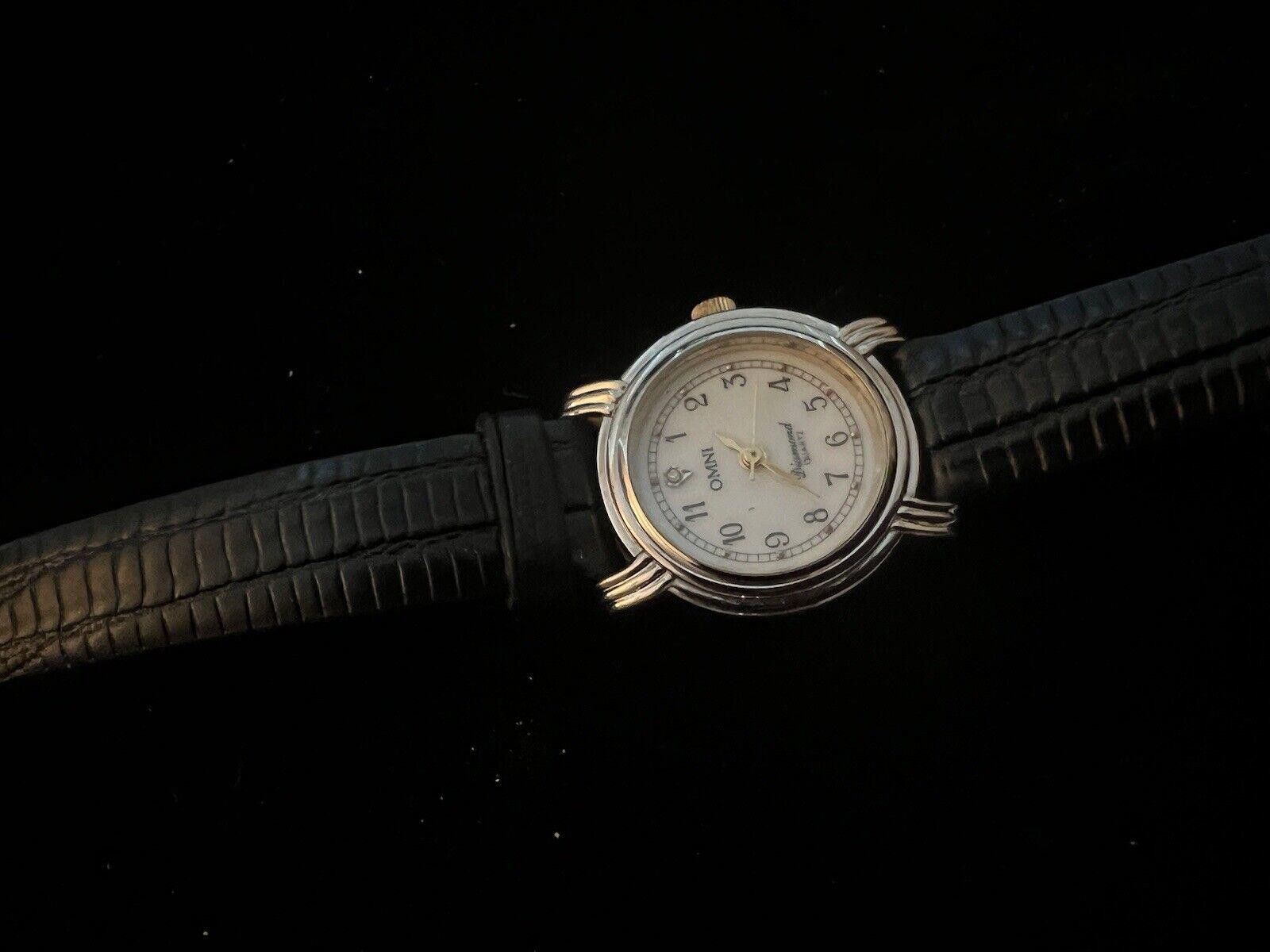 Designer Vintage Swiss Made Omni Watch Ladies Diamond New Battery Size ONE SIZE - 1 Thumbnail