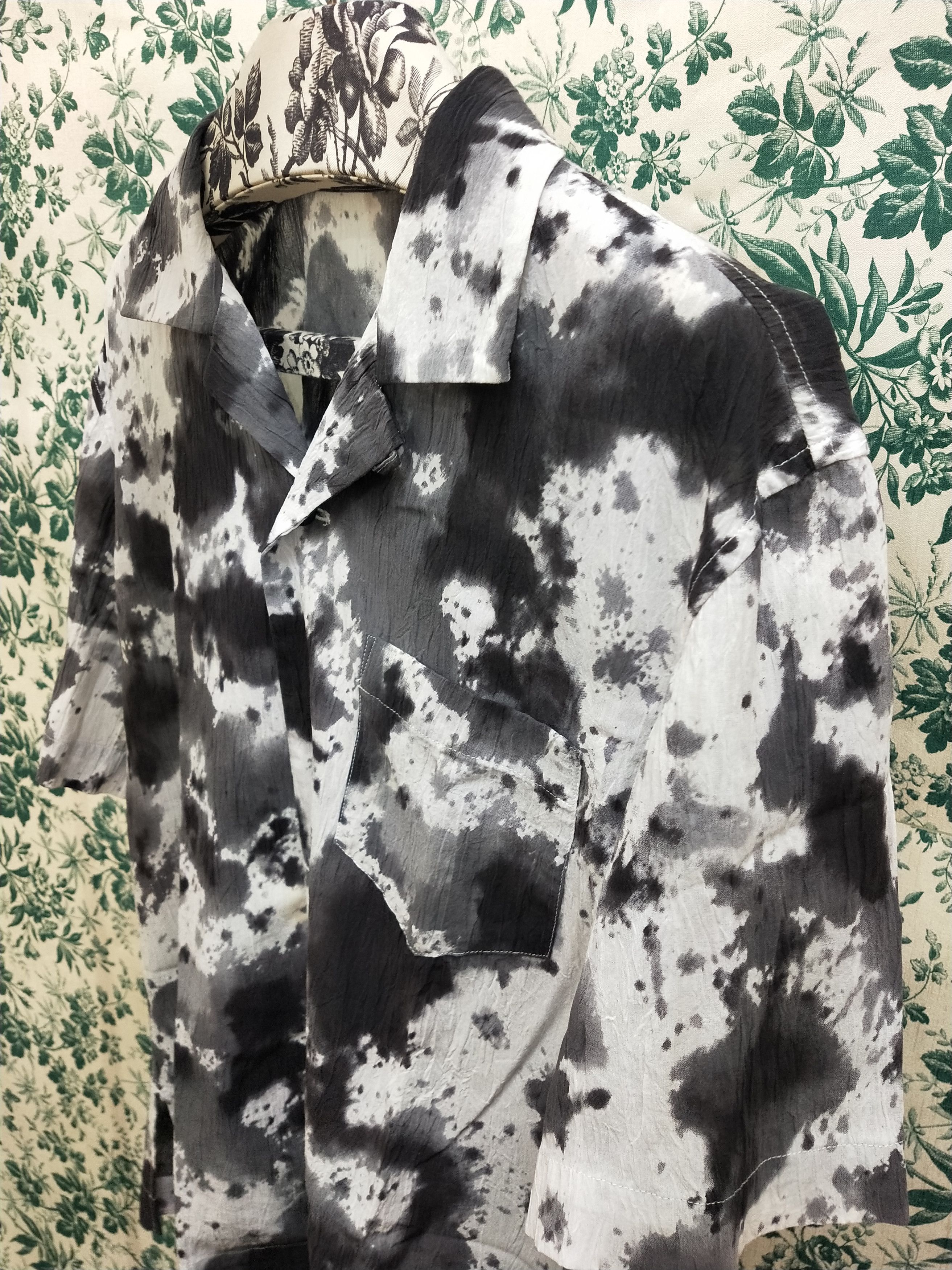 Issey Miyake Tie Dye Crinkle Shirt Size US M / EU 48-50 / 2 - 3 Thumbnail