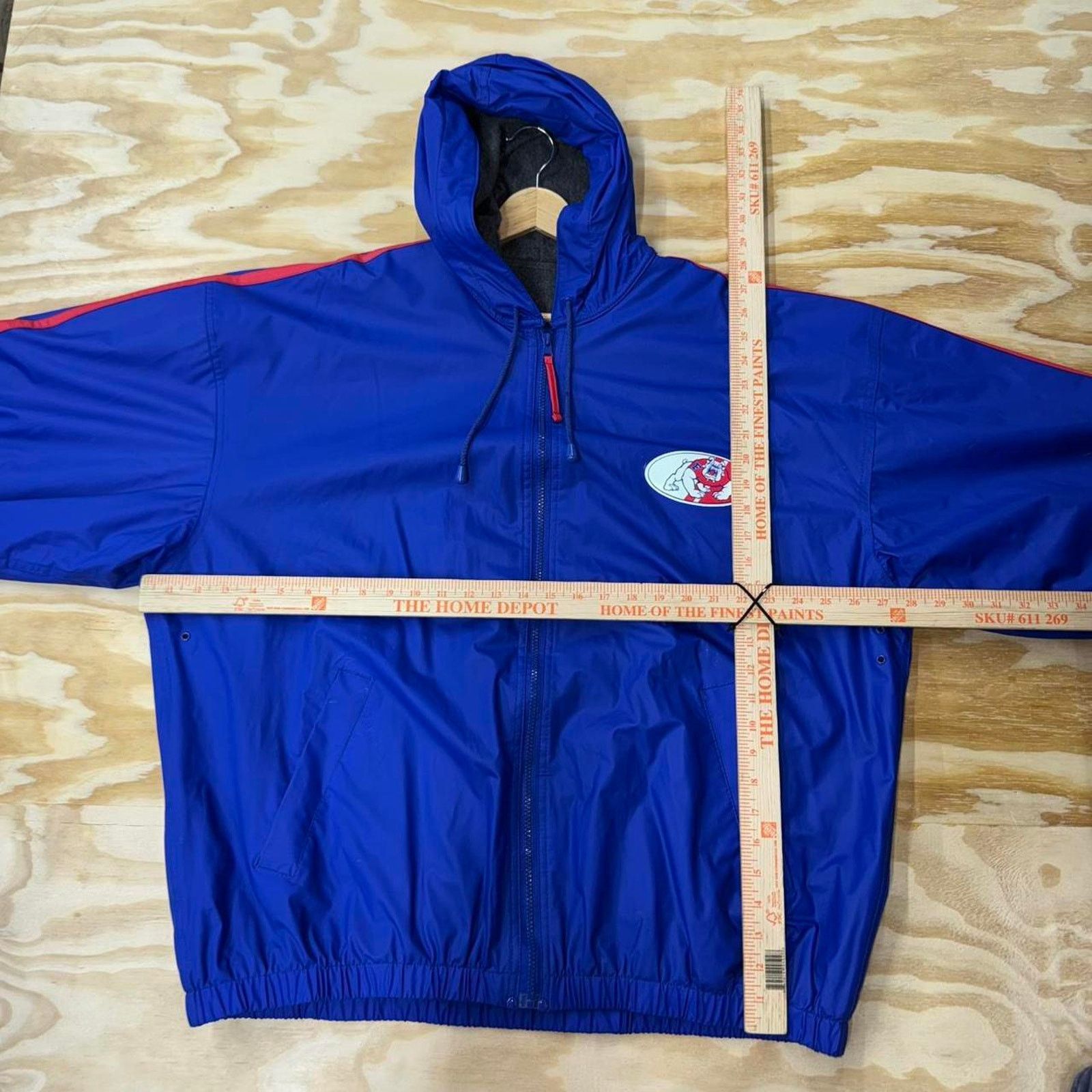 Vintage Vintage y2k fresno state UNI 1990s heavyweight rain jacket Size US XL / EU 56 / 4 - 3 Thumbnail
