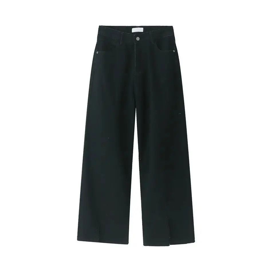 Japanese Brand Retro loose wide leg casual jeans Size US 32 / EU 48 - 6 Thumbnail