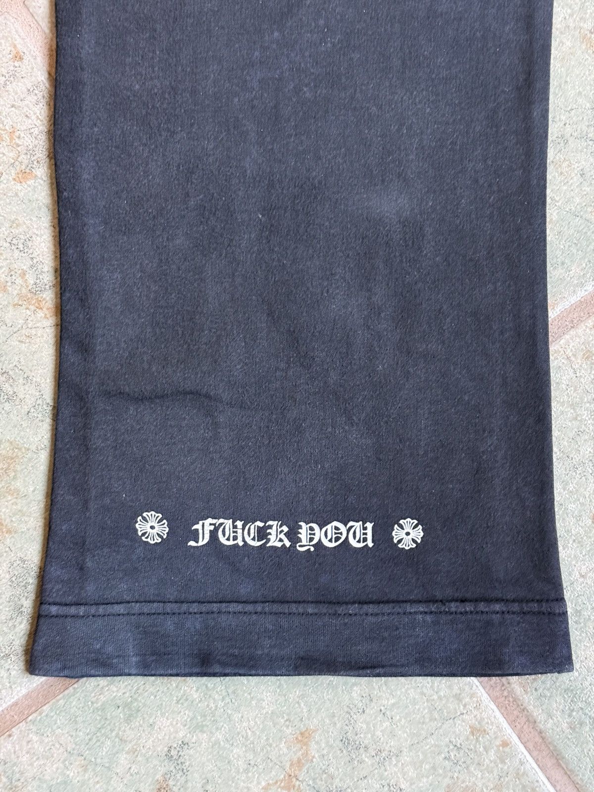 Chrome Hearts Chrome Hearts Grey & Black vintage sweatpants Size US 36 / EU 52 - 16 Thumbnail