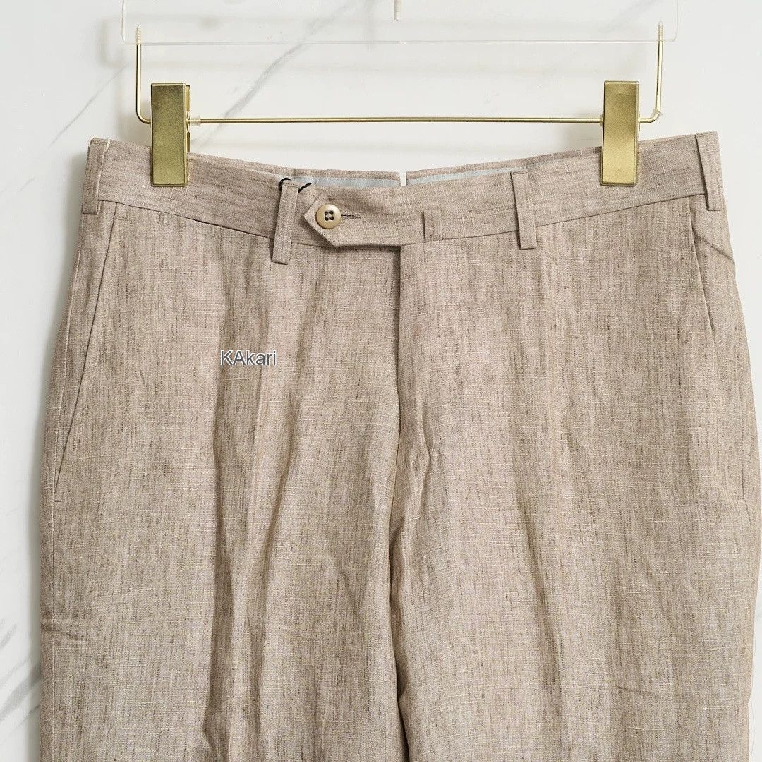 Ermenegildo Zegna Ermenegildo Zegna Men's Linen Casual Pants Size US 32 / EU 48 - 2 Thumbnail