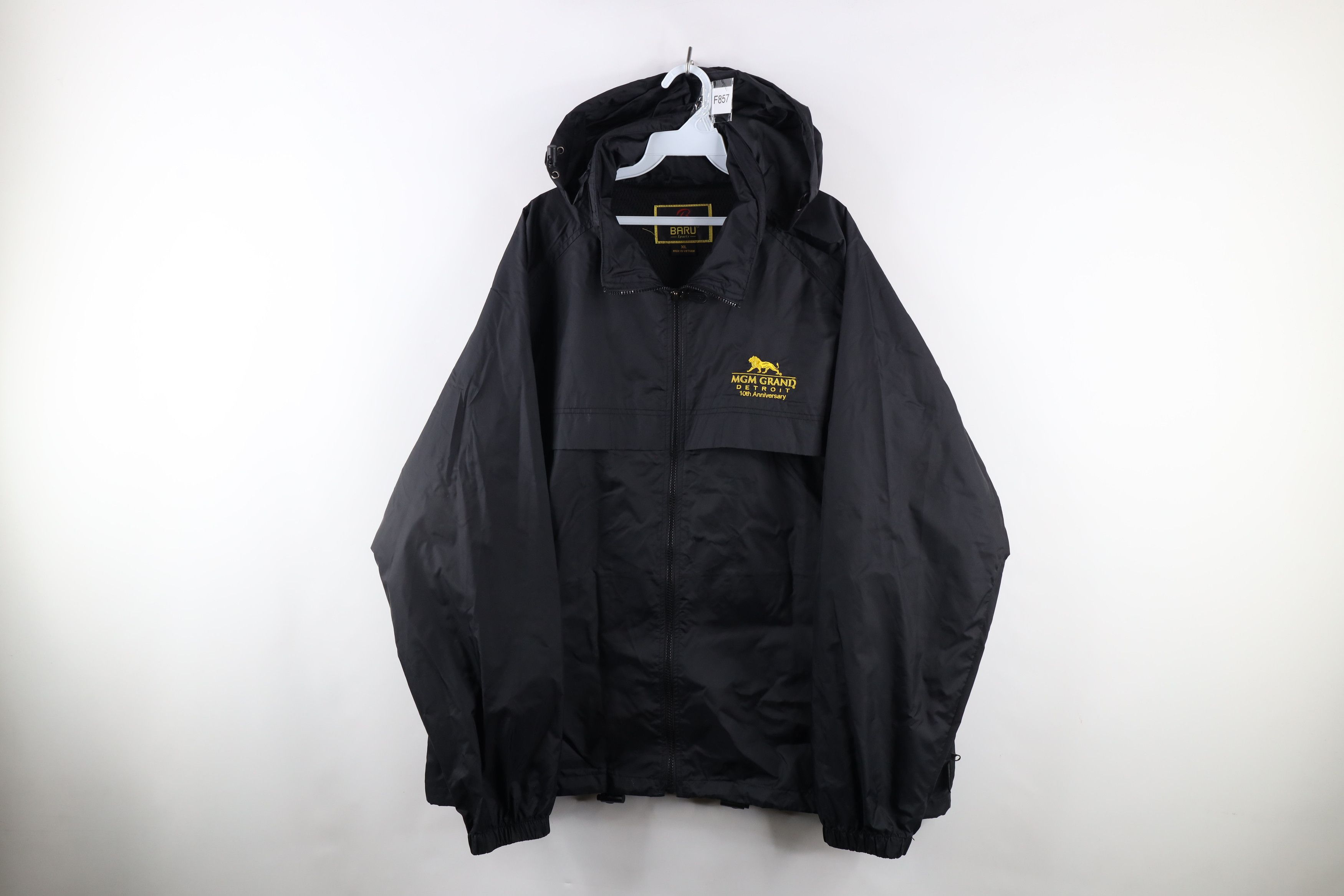 Vintage Vintage Y2K Streetwear Grand Casino Detroit Hooded Jacket Size US XL / EU 56 / 4 - 1 Thumbnail