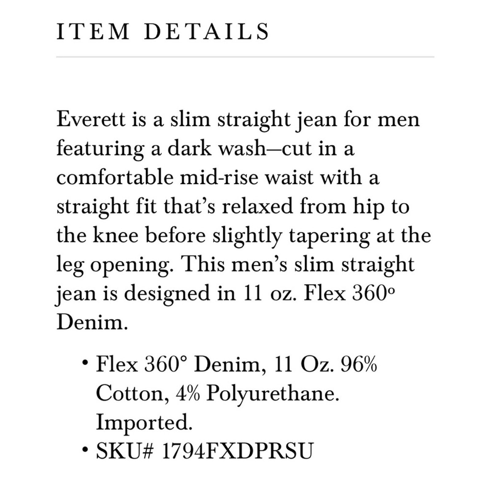 AG Adriano Goldschmied AG Adriano Goldschmeid the Everett slim straight jean sz 40 Size US 40 / EU 56 - 12 Thumbnail