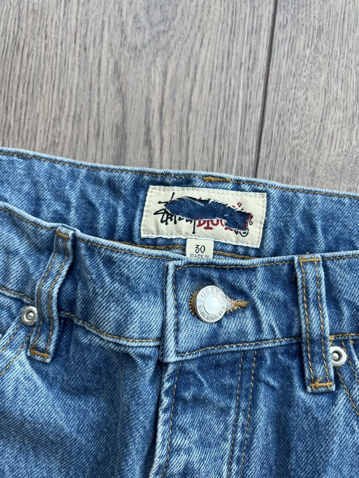 Stussy Stussy Denim Big Ol Jean 30 “Medium Blue” Size US 30 / EU 46 - 3 Thumbnail