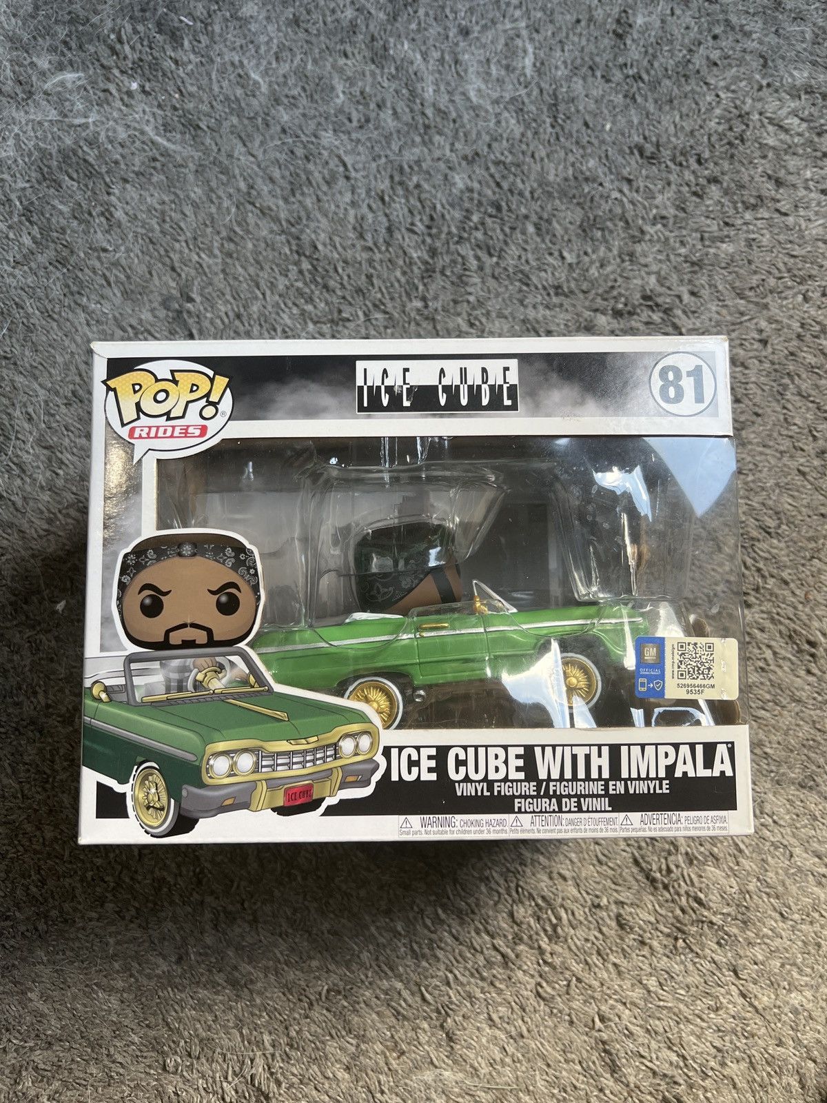 Chevrolet Funko Pop! Ice Cube With Impala Vinyl Figure Size ONE SIZE - 1 Thumbnail