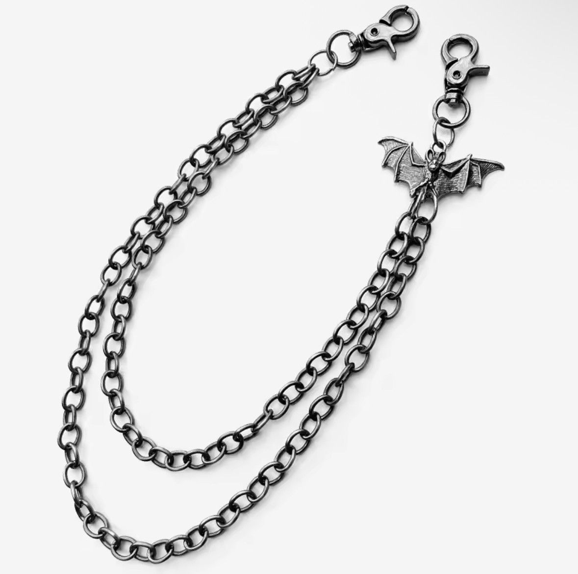 Other Hip Hop Multilayer Bat Metal Pants Chain Wallet Belt Size ONE SIZE - 4 Thumbnail