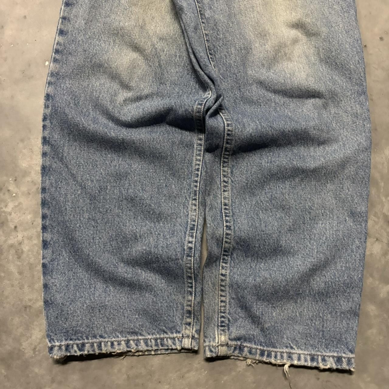 Japanese Brand × Vintage Crazy Vintage Y2K/2000s Grunge Light Wash Denim Jeans! Size US 36 / EU 52 - 6 Thumbnail