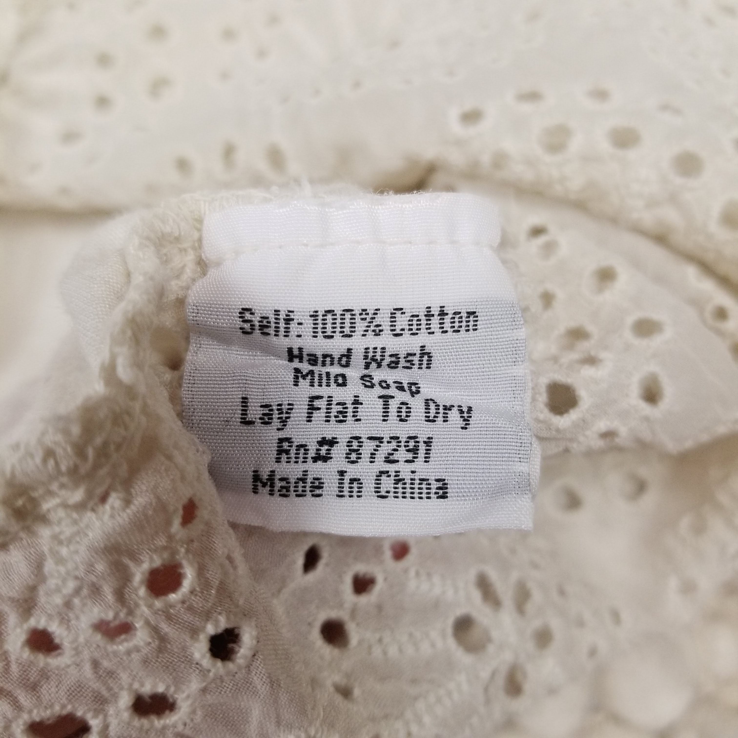 Johnny Was 4 Love and Liberty Eyelet Lace Tee Size S / US 4 / IT 40 - 8 Thumbnail
