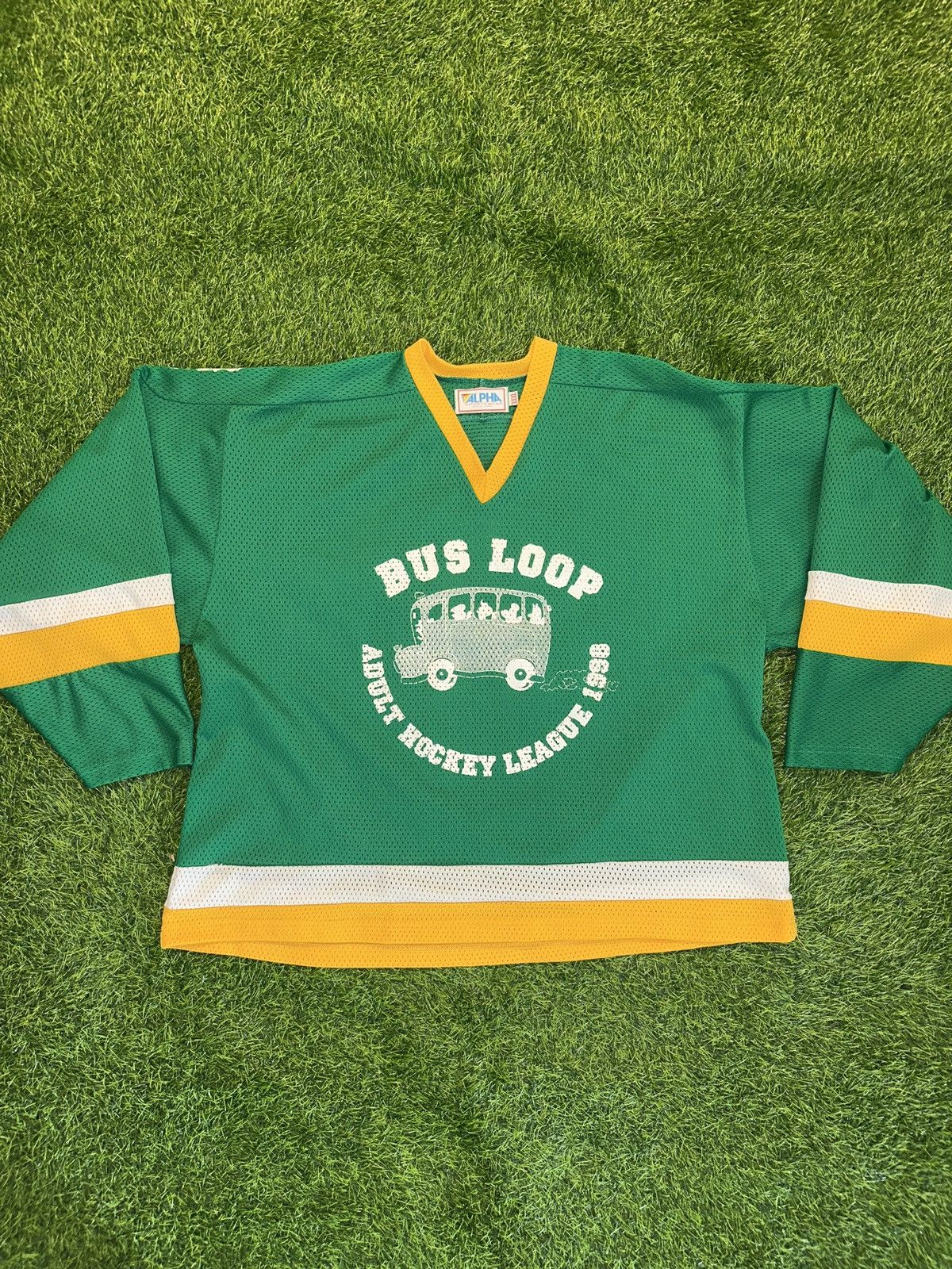 Vintage Vintage bus loop adult hockey league 1998 jersey Size US L / EU 52-54 / 3 - 1 Thumbnail