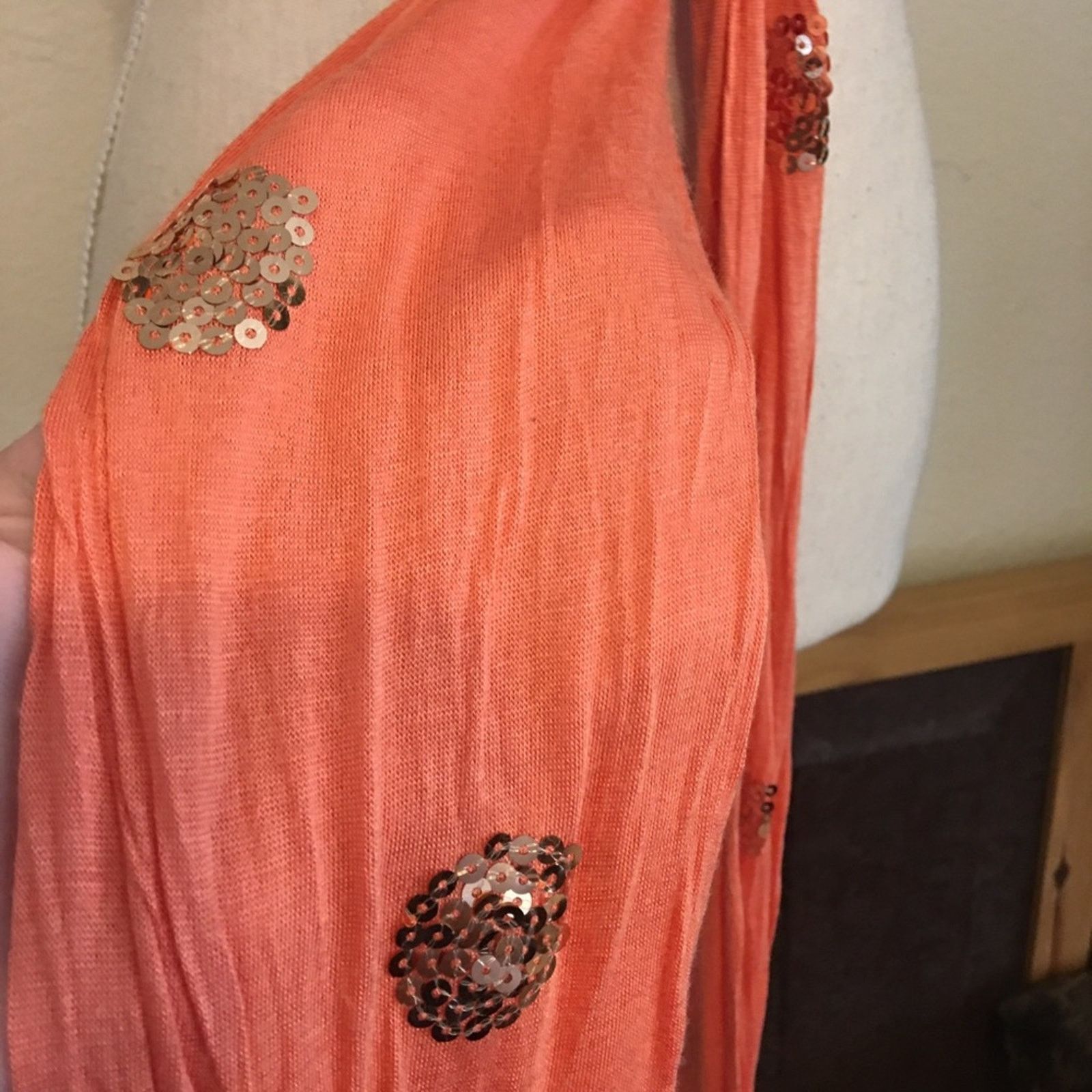 Fossil Fossil sherbet sequin soft stretchy tassel scarf Size ONE SIZE - 7 Thumbnail