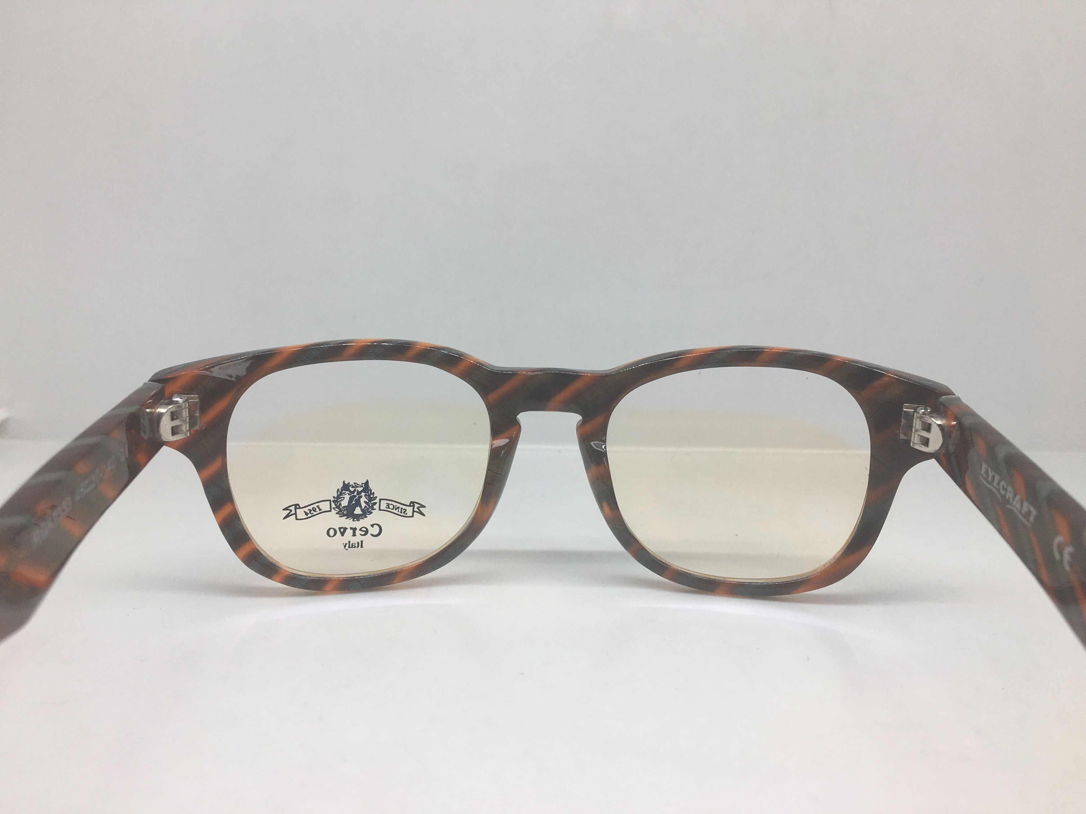 Other EYECRAFT Red Brown Key Hole Eyeglasses Frame Size ONE SIZE - 4 Thumbnail