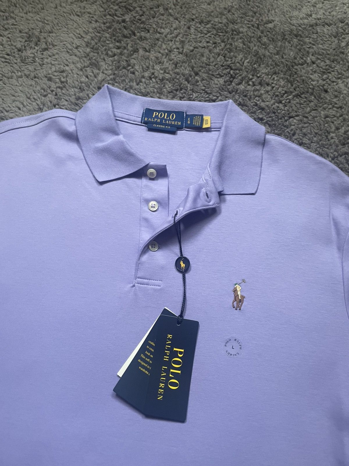 Polo Ralph Lauren Polo Shirt Ralph Lauren Blue w/tags Size US L / EU 52-54 / 3 - 2 Thumbnail