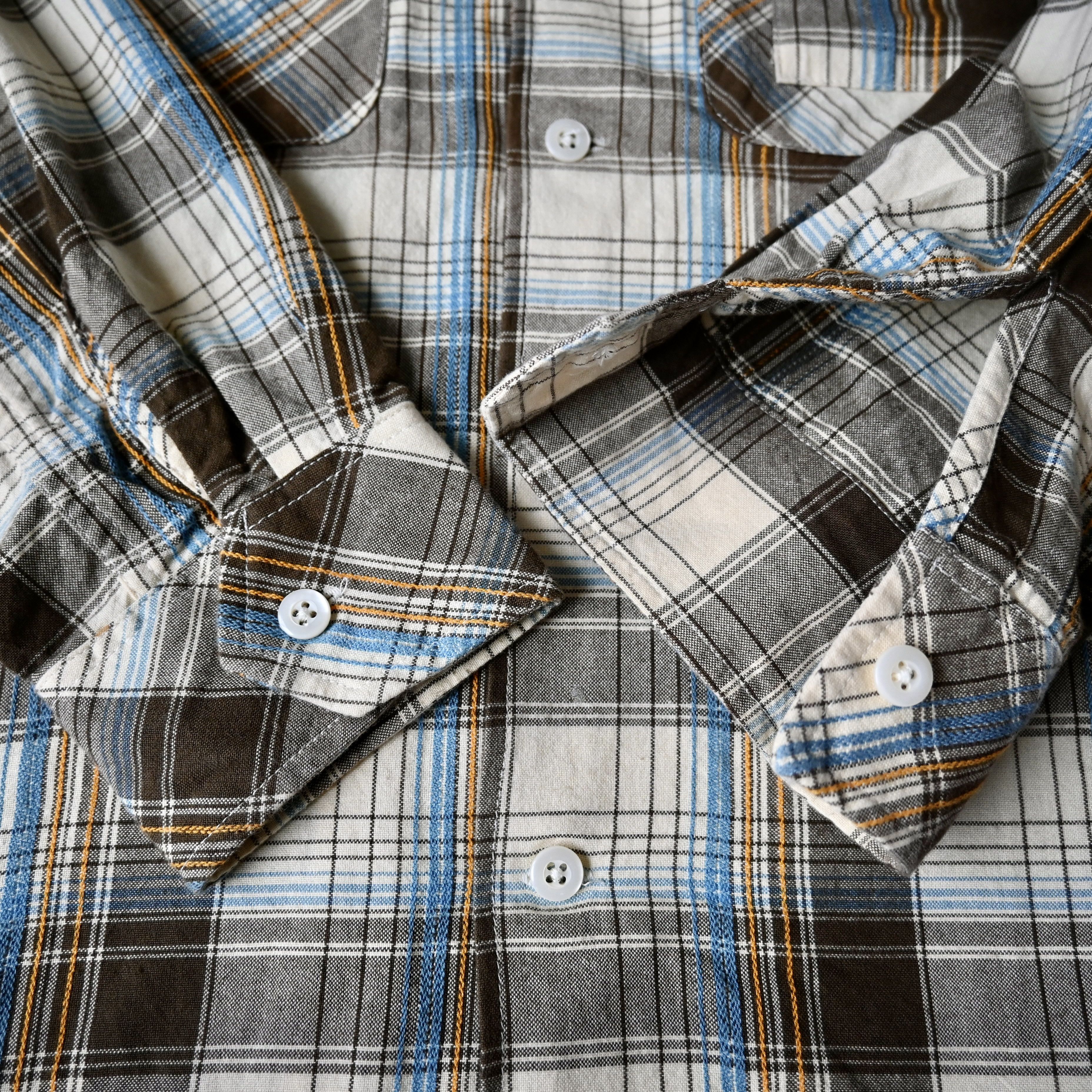 Engineered Garments Vintage ENGINEERED GARMENTS square hem plaid shirt M Size US M / EU 48-50 / 2 - 8 Thumbnail