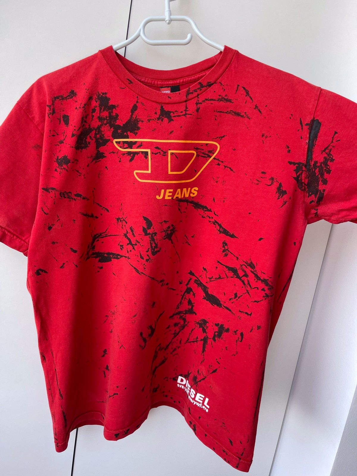Diesel × Vintage Rare Y2k Diesel "D" Tee Size US M / EU 48-50 / 2 - 3 Thumbnail