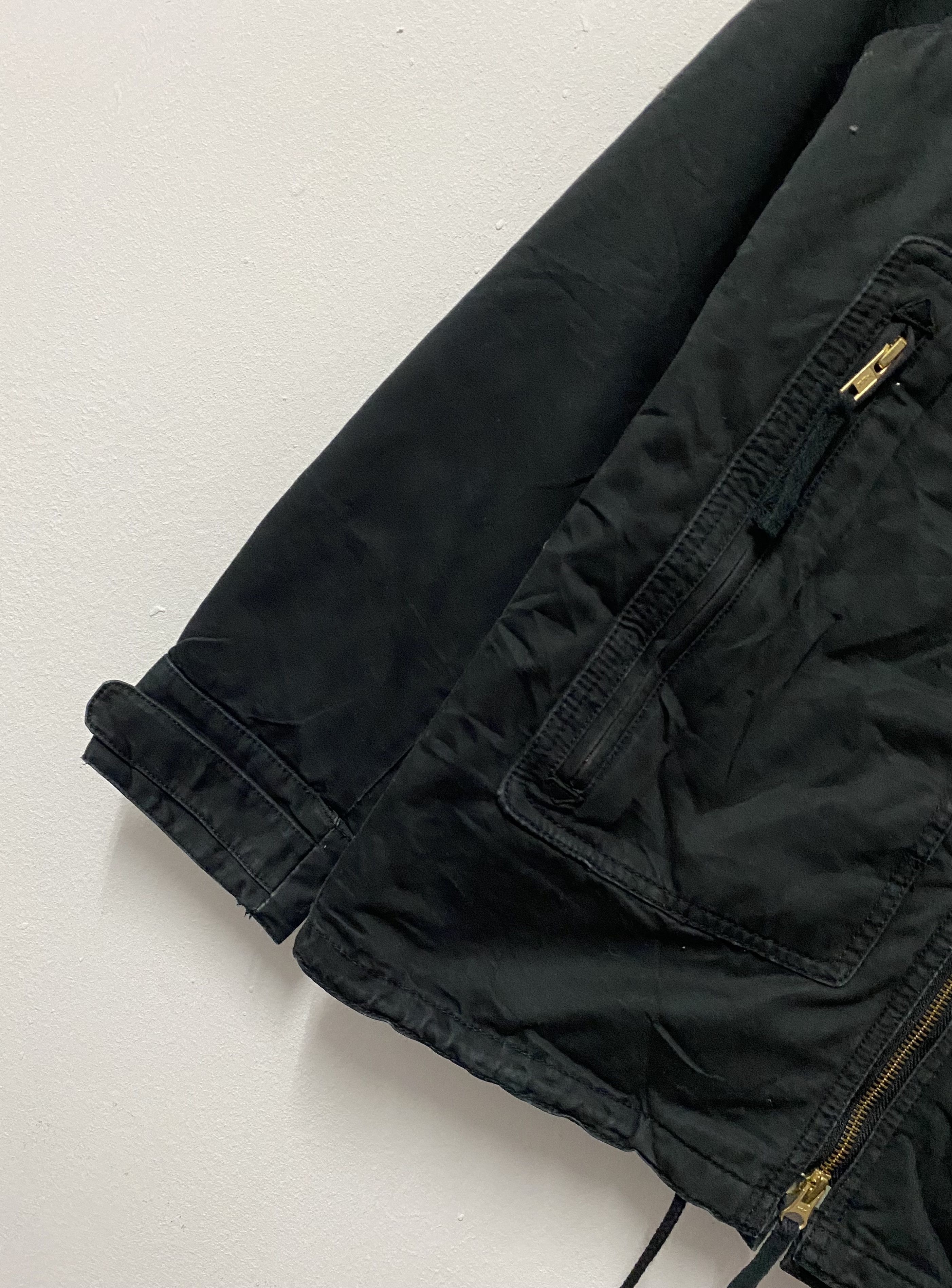 Japanese Brand X-Girl Japan Streetwear Utility Hooded Jacket - Black Size M / US 6-8 / IT 42-44 - 8 Thumbnail