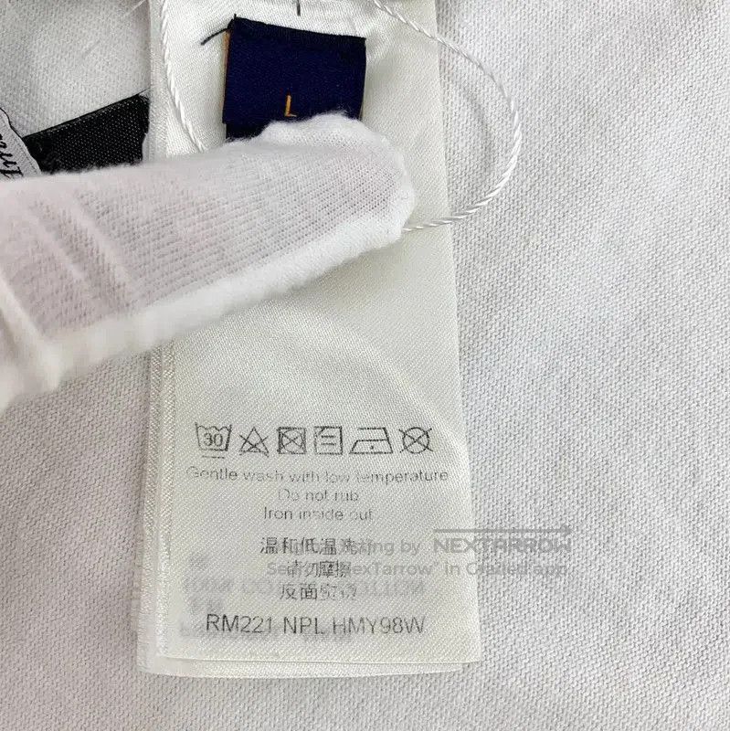 Louis Vuitton Louis Vuitton White Cotton T. Size L / US 10 / IT 46 - 7 Thumbnail