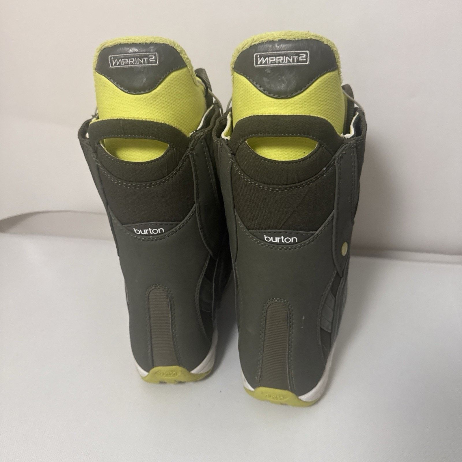 Burton Burton Emerald Snowboard Green Yellow Ski Snow Truefit Size US 8 / IT 38 - 3 Thumbnail