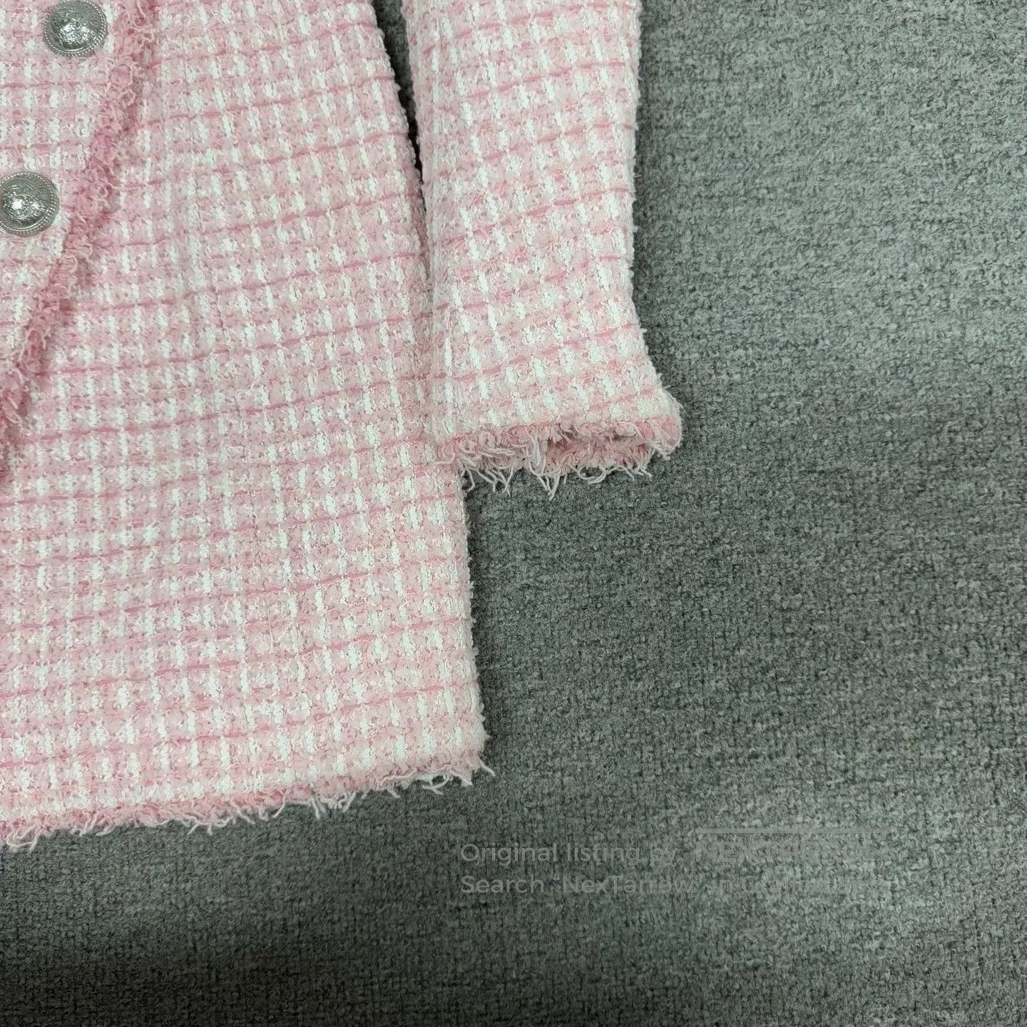 Balmain Balmain Pink Tweed Blazer Dress. Size S / US 4 / IT 40 - 4 Thumbnail
